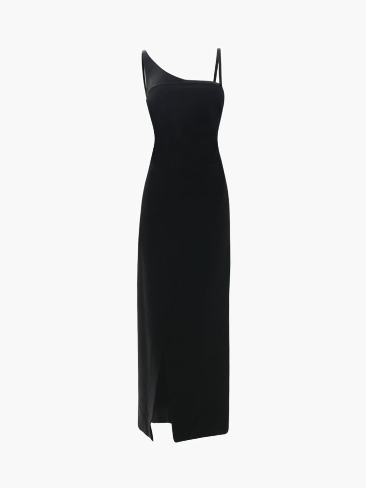 Image of Gucci Harness Maxi Dress in Black, Women's (Size XS)