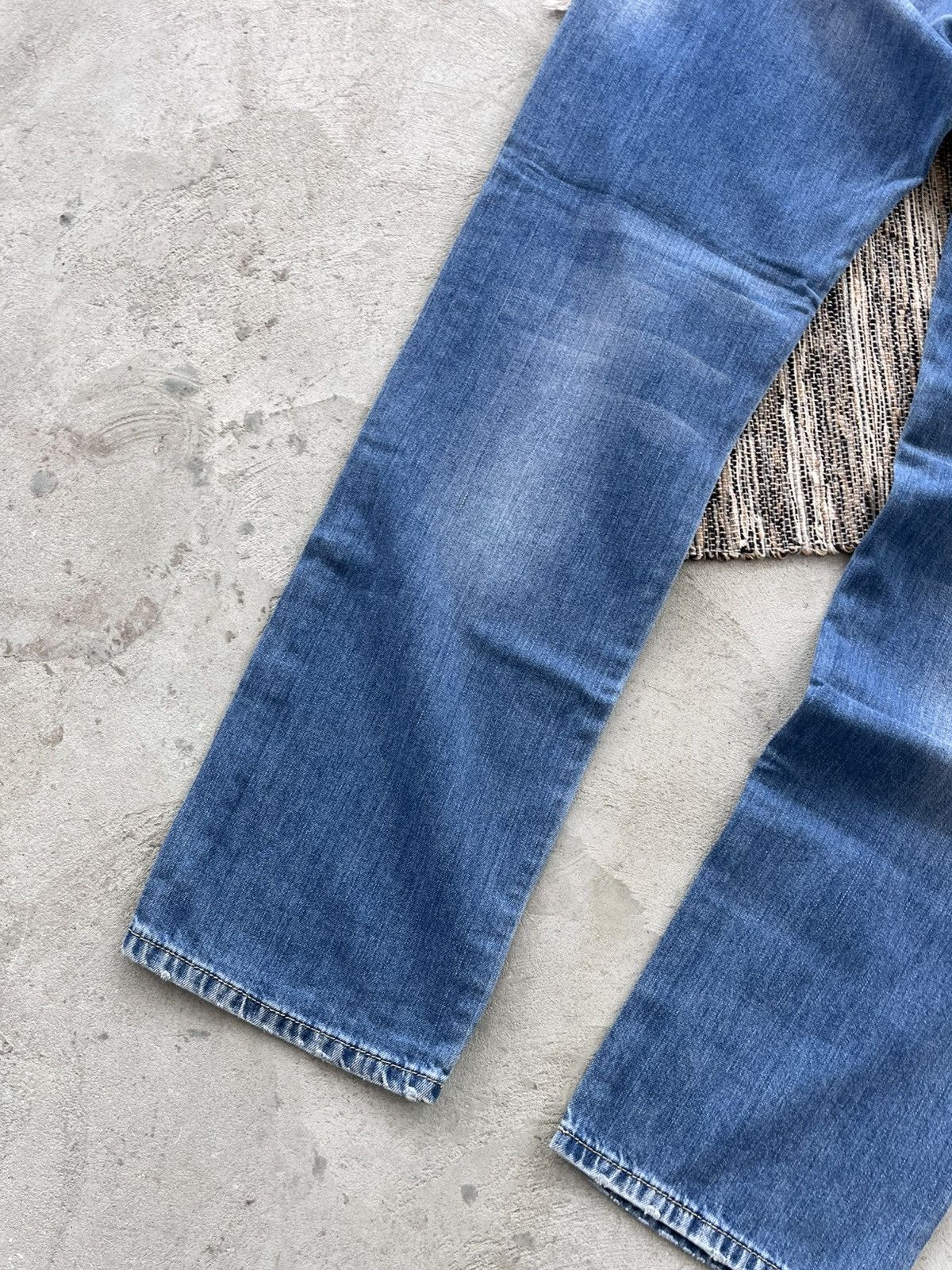 Philipp Plein New Philipp Plein Jeans Light Blue denim Distressed Wide Y2K Size US 36 / EU 52 - 10 Thumbnail