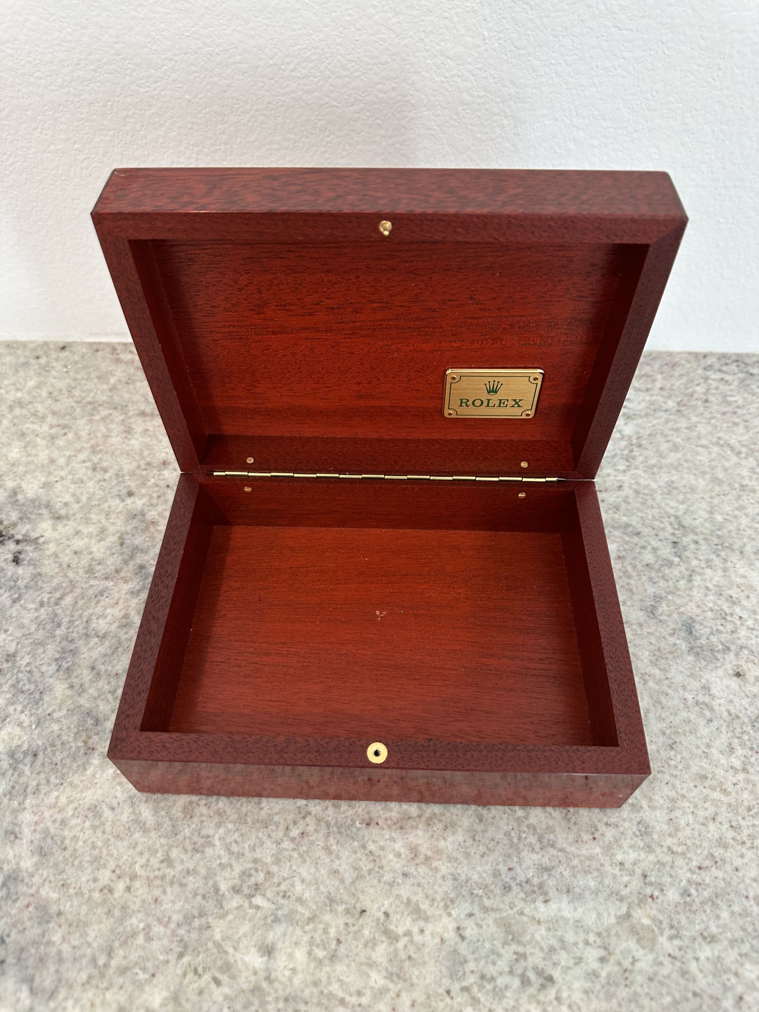Rolex Rolex Vintage Watch Box Wood (69-00-09) Size ONE SIZE - 6 Thumbnail