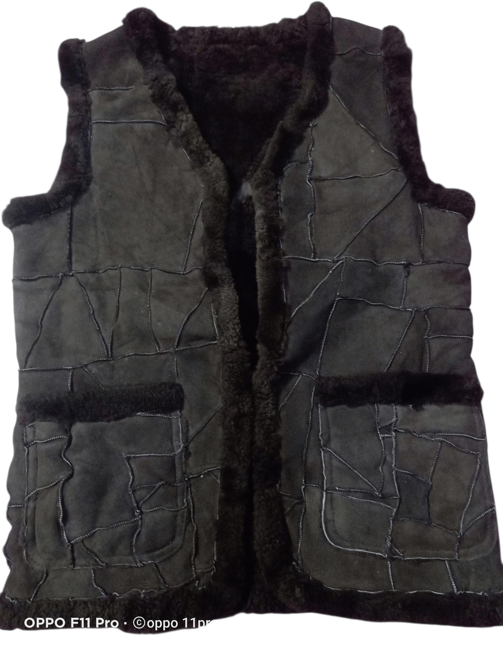Other 💥Vintage Vest Sheepskin Leathers Patchwork 💥 Size US M / EU 48-50 / 2 - 9 Thumbnail