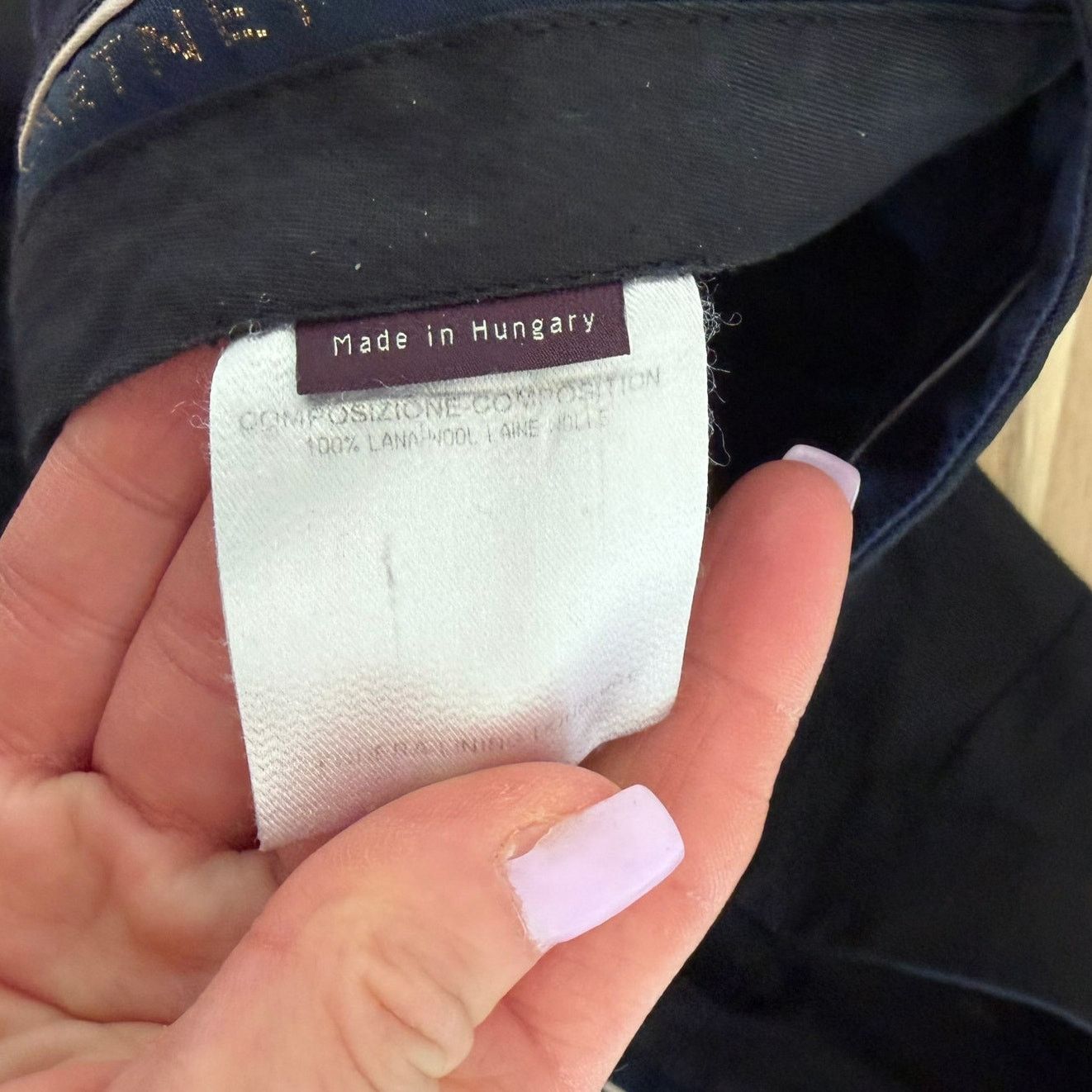 Stella McCartney Stella McCartney Black 100% Lambswool Dress Pants Sz 40 Size 32" / US 10 / IT 46 - 4 Thumbnail