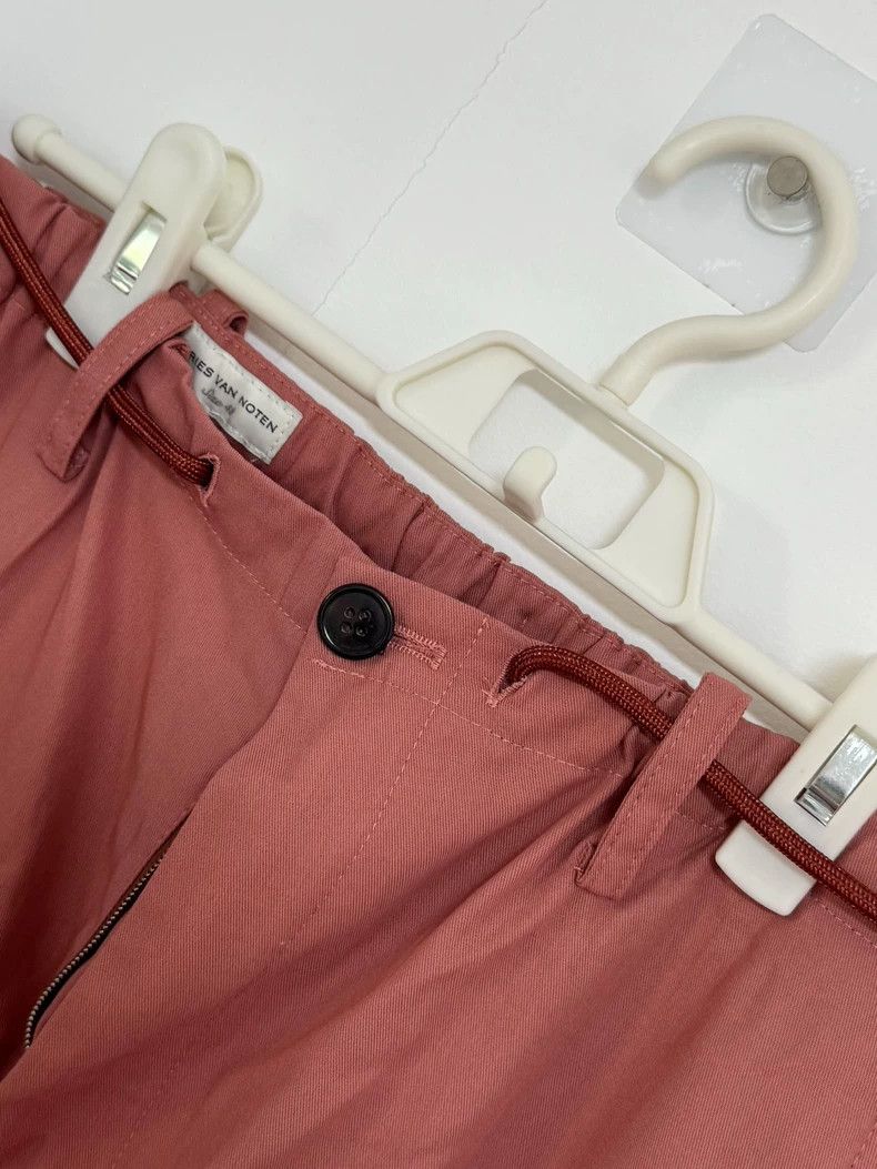 Dries van noten Long pink slacks 2502-Nextarrow