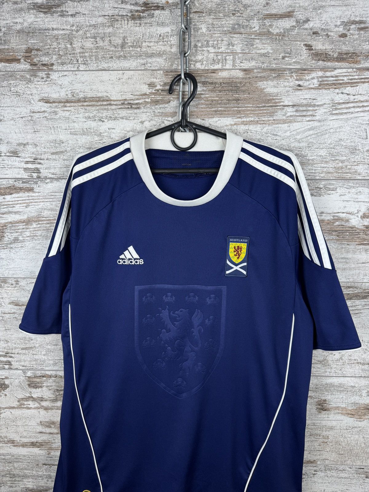 Adidas Mens Vintage Adidas Scotland home jersey football T-shirt Size US L / EU 52-54 / 3 - 3 Thumbnail