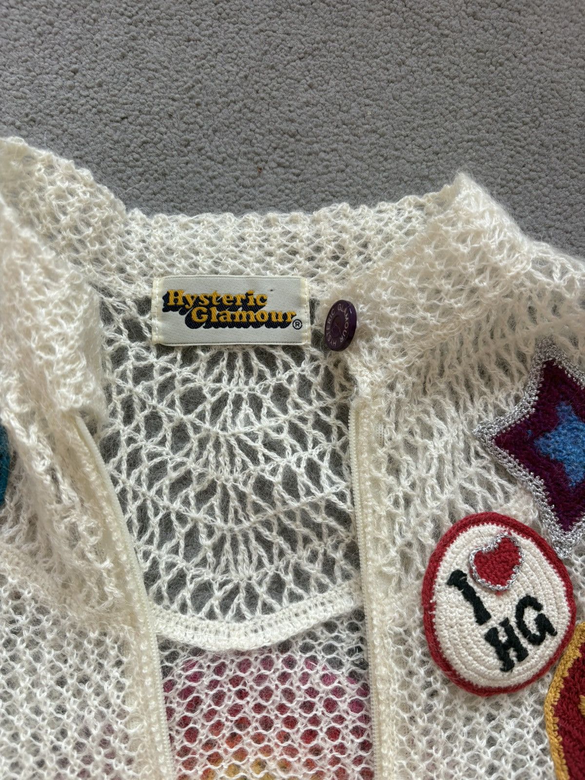 Hysteric Glamour Hysteric Glamour vintage crochet zipup Size S / US 4 / IT 40 - 3 Thumbnail
