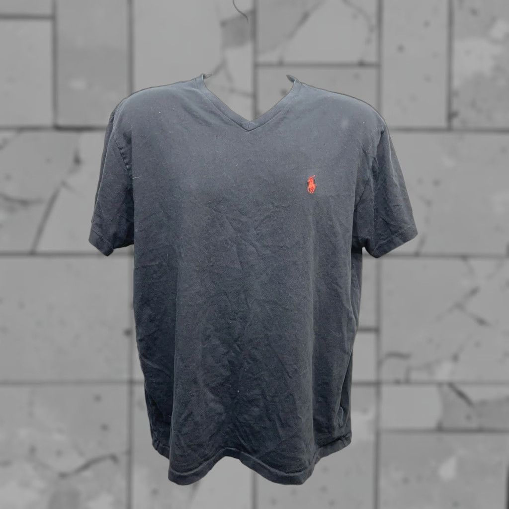 Polo Ralph Lauren Polo Ralph Lauren T-Shirt Black V-Neck Mens M Size US M / EU 48-50 / 2 - 1 Thumbnail
