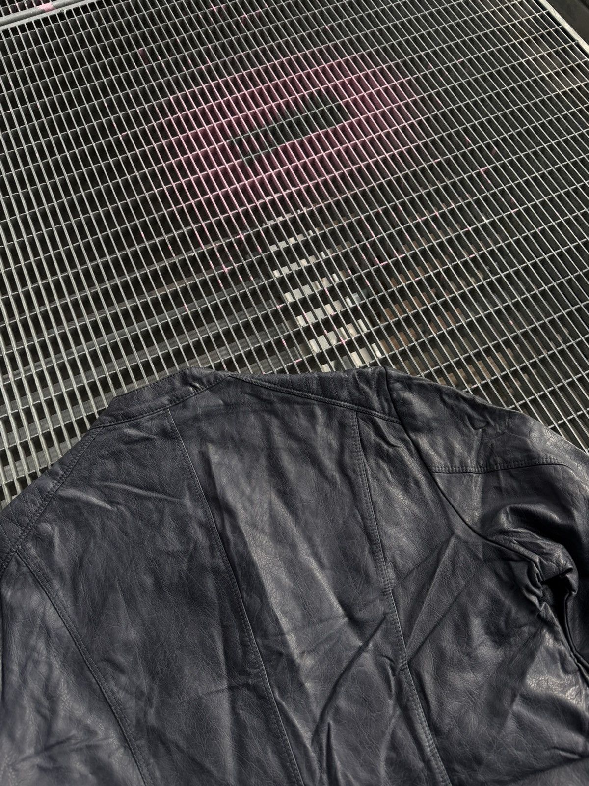 Leather Avant-garde Cross Zip Leather Jacket Size US S / EU 44-46 / 1 - 15 Thumbnail