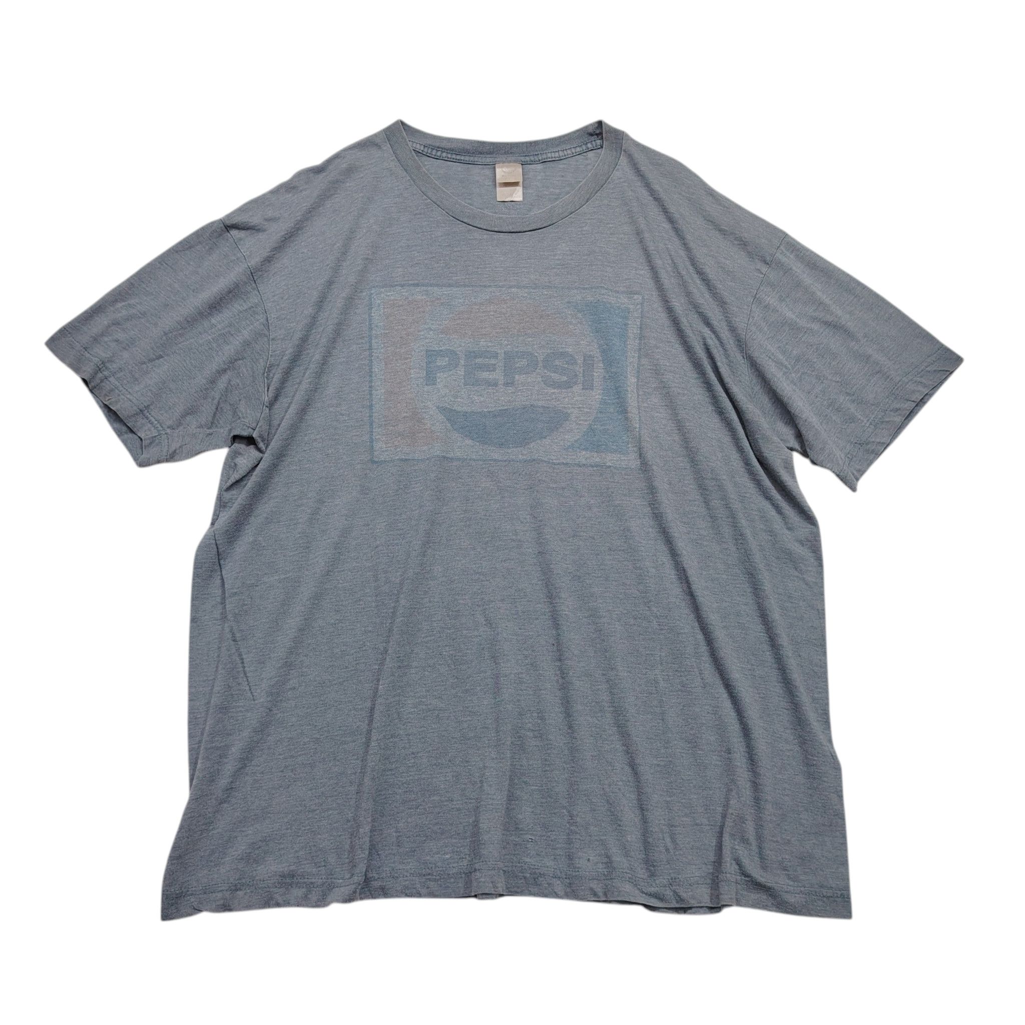 Pepsi Vintage Pepsi Cotton 50-50 Short Sleeves T-shirt - VTG Size US XXL / EU 58 / 5 - 1 Thumbnail