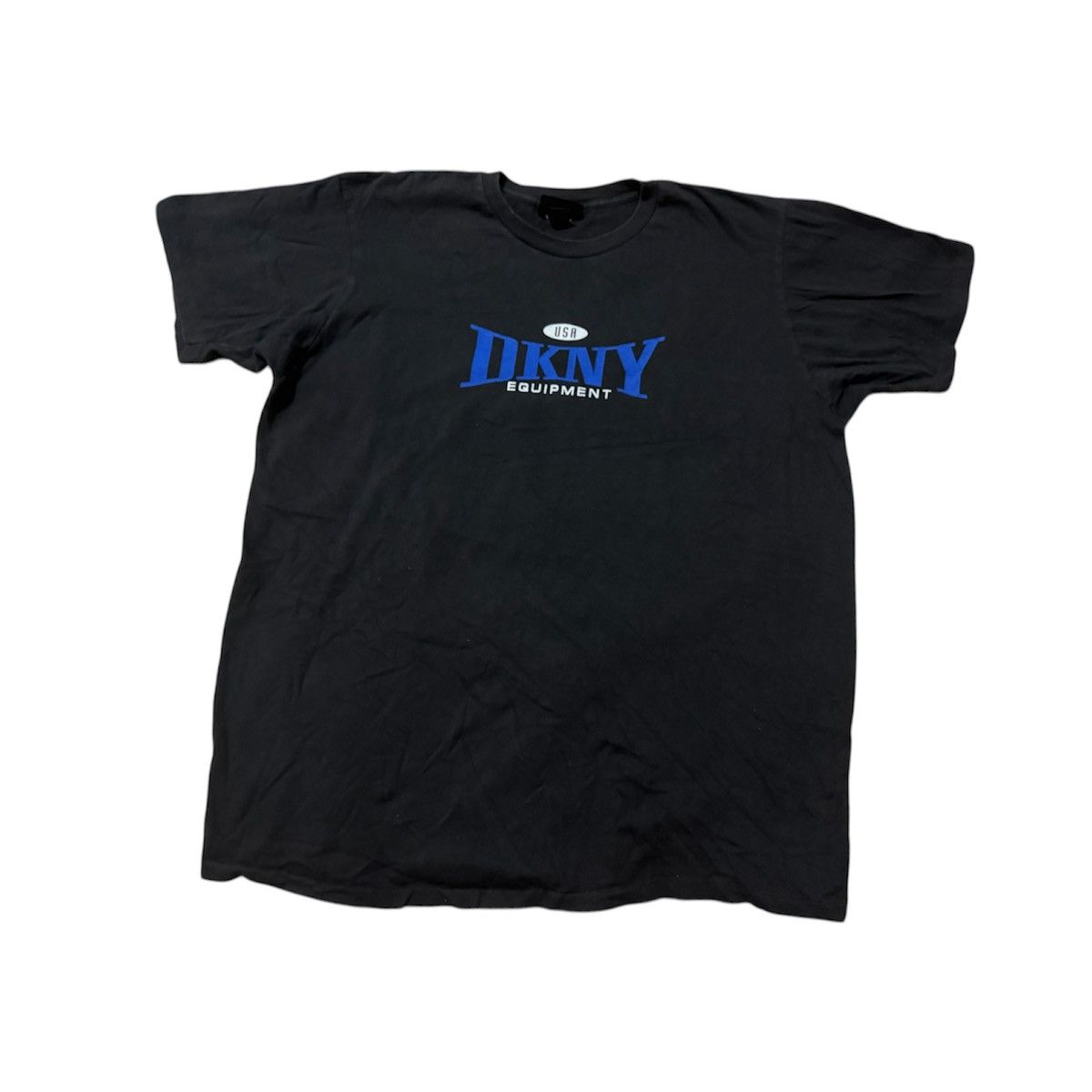 DKNY × Designer × Vintage Vintage 90s DKNY Equipment T Shirt Y2K Size US XL / EU 56 / 4 - 1 Thumbnail