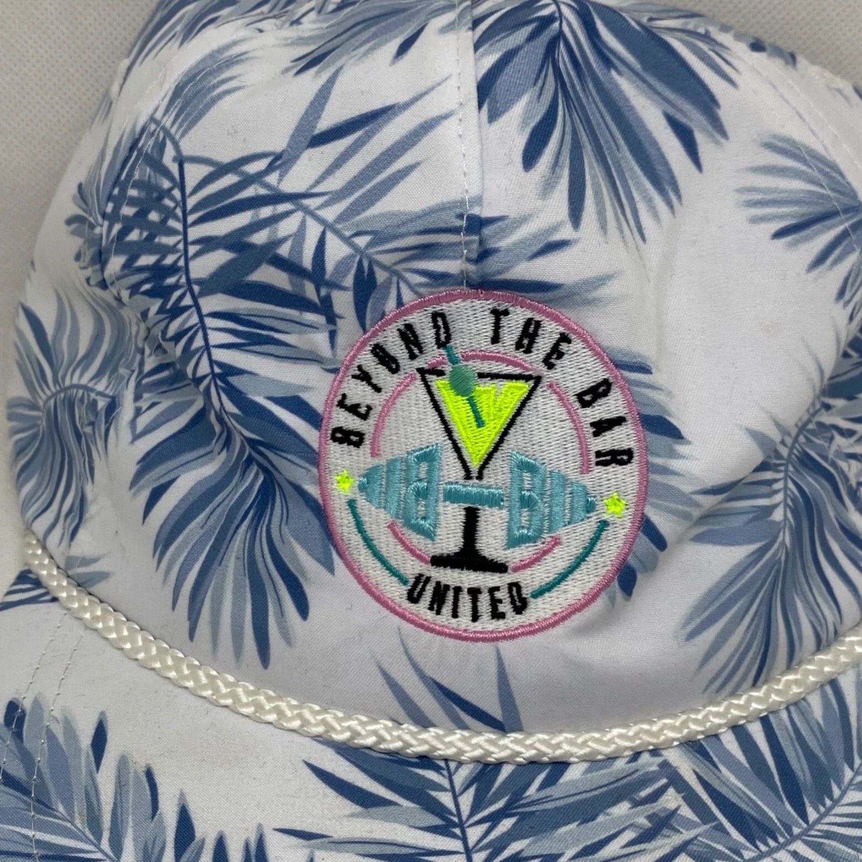 Imperial Imperial Hat Strapback White Floral Adjustable Baseball Cap Unisex Adults Outdoor Sports Size ONE SIZE - 2 Thumbnail