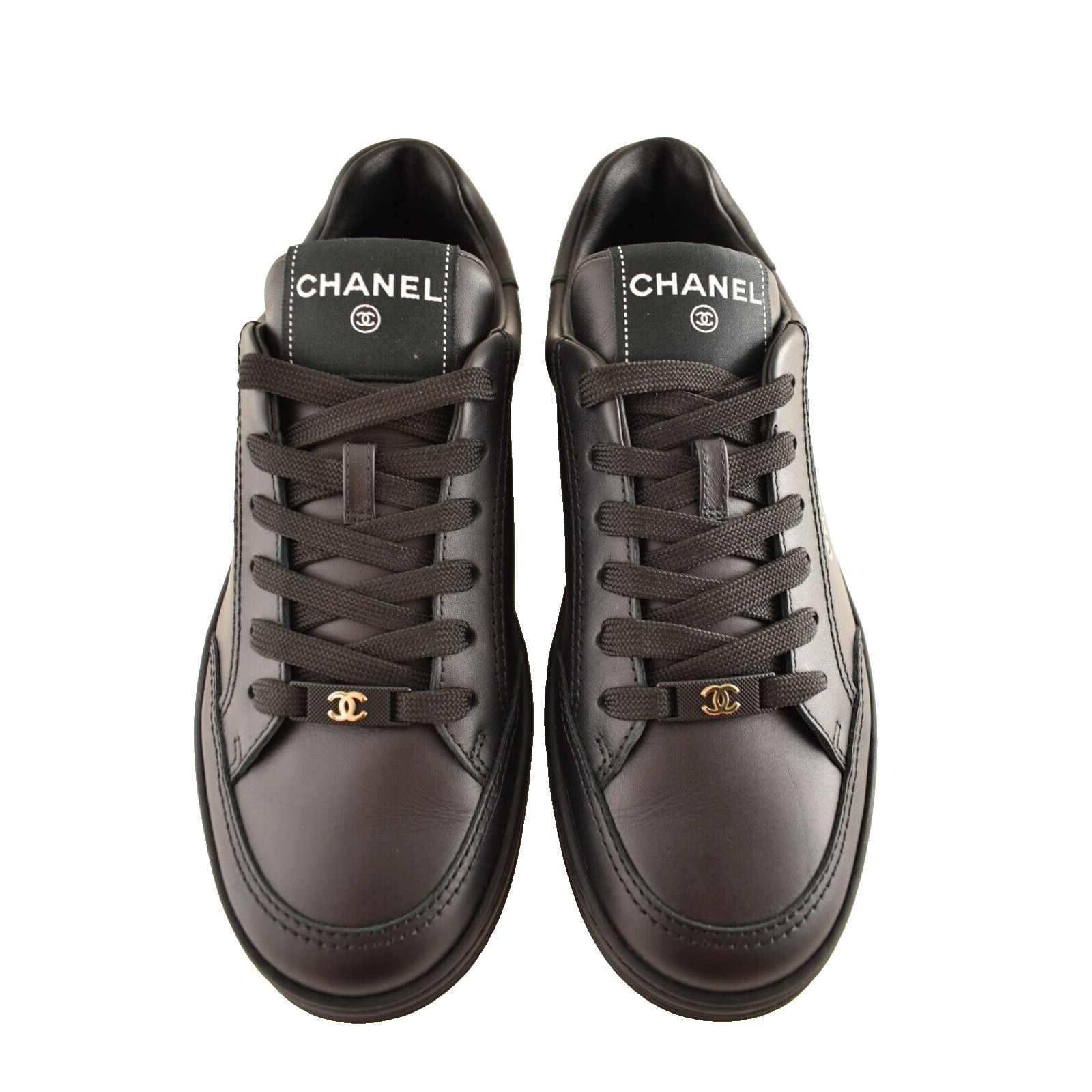 Chanel Chanel 23A Calfskin Leather CC Logo Flat Runner Sneaker 38 Size US 8 / IT 38 - 6 Thumbnail