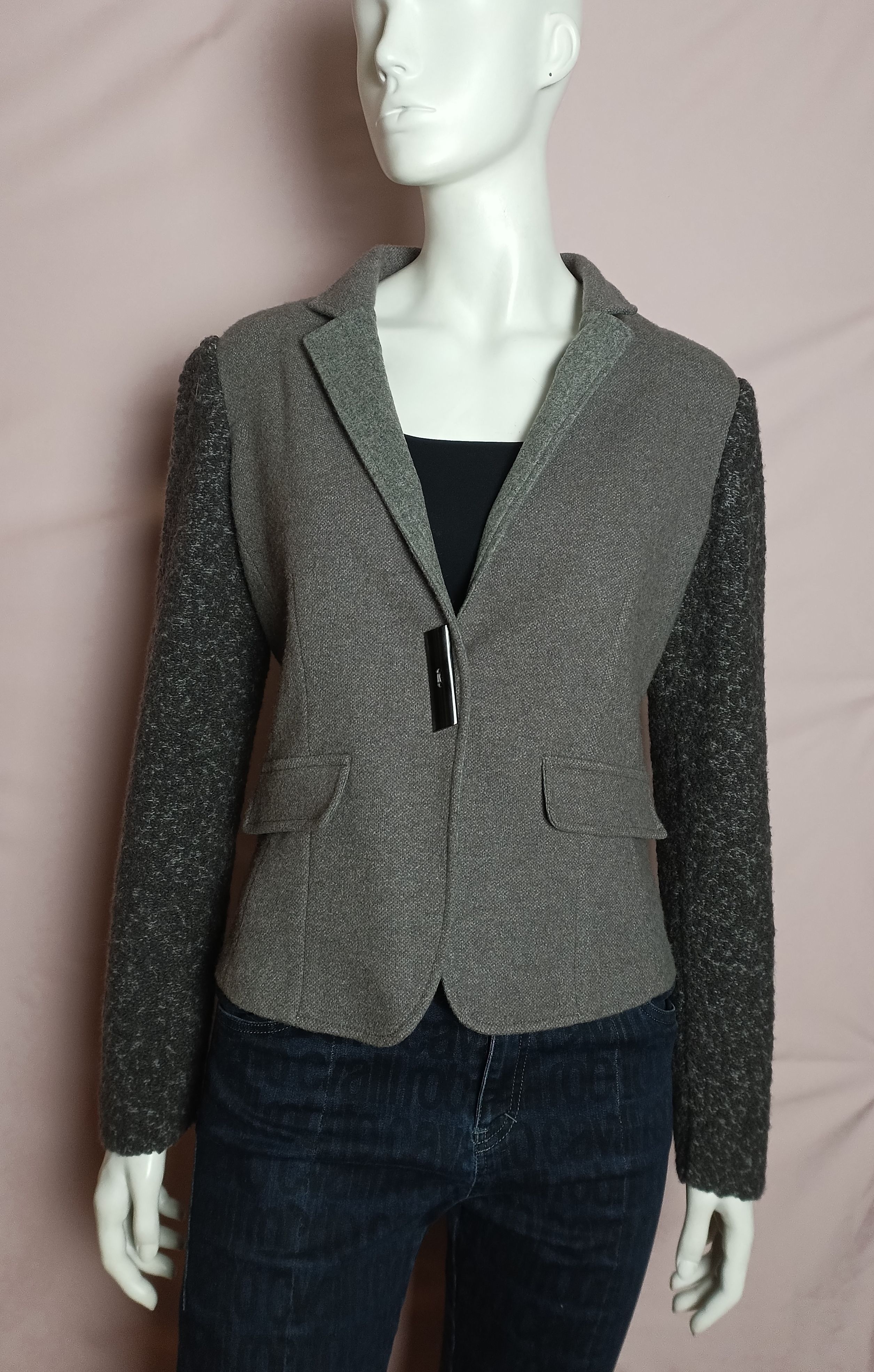 Fabiana Filippi Fabiana Filippi Wool Cashmere Silk Blazer Jacket IT42/S Size S / US 4 / IT 40 - 1 Thumbnail