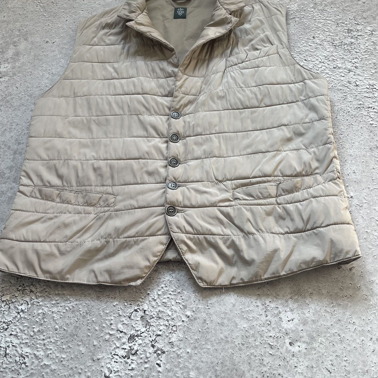 Eleventy Eleventy Mens Down Puffer Beige Vest Size US L / EU 52-54 / 3 - 7 Thumbnail