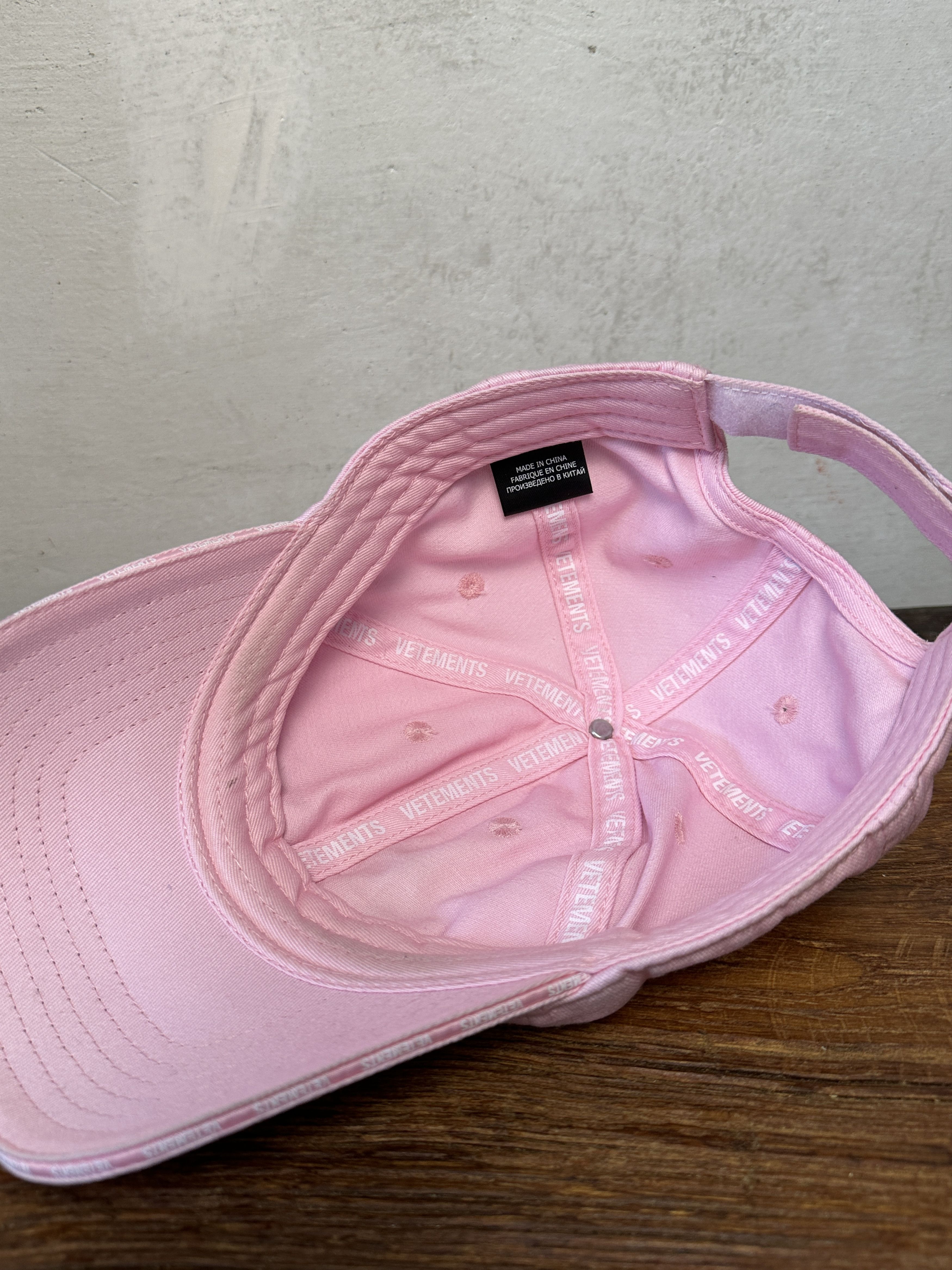 Vetements VETEMENTS Logo-embroidered cotton cap Size ONE SIZE - 8 Thumbnail