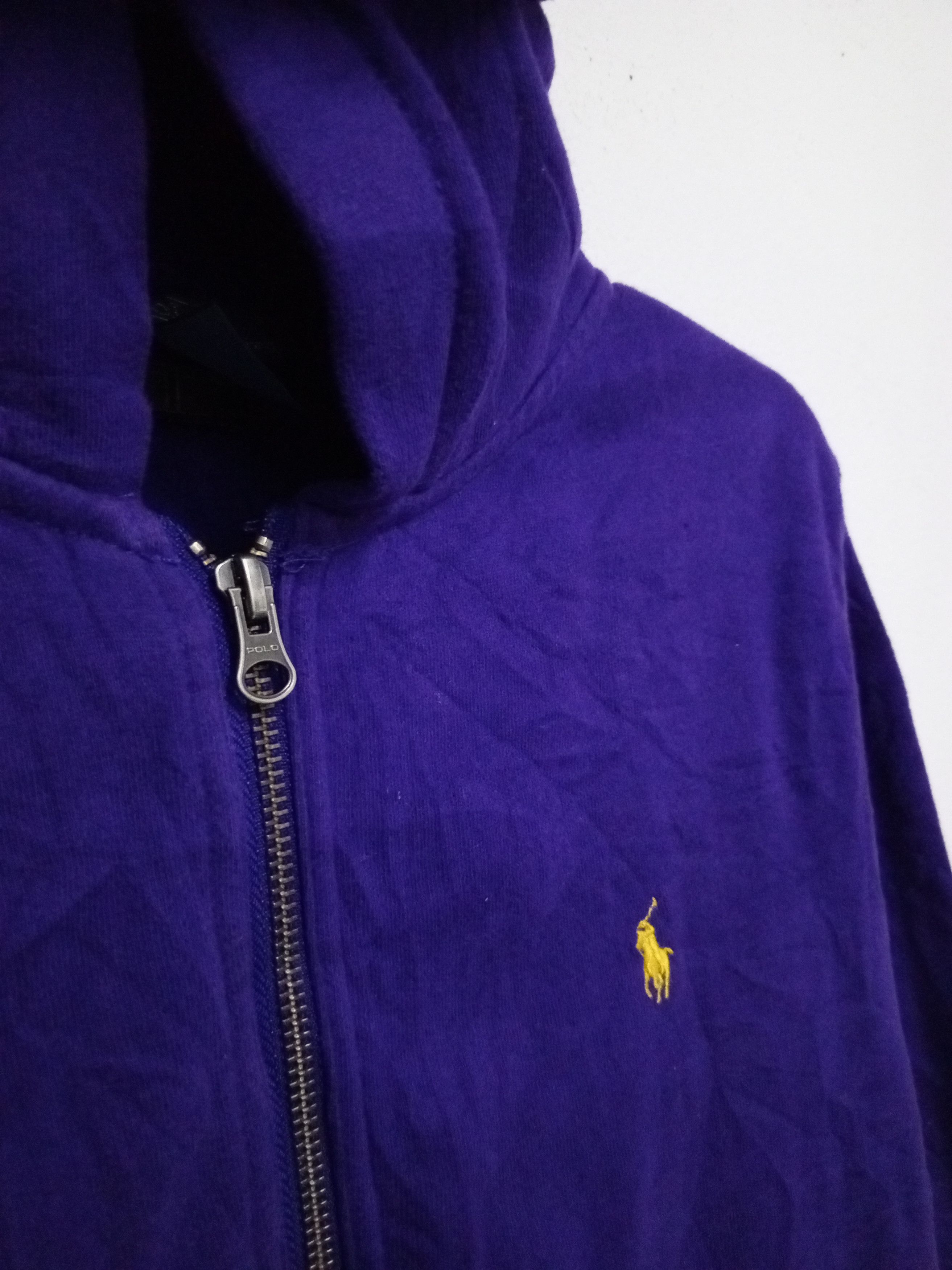 Polo Ralph Lauren Y2K POLO RALPH LAUREN HODDIES ZIPPER PONY YELLOW Size US L / EU 52-54 / 3 - 6 Thumbnail