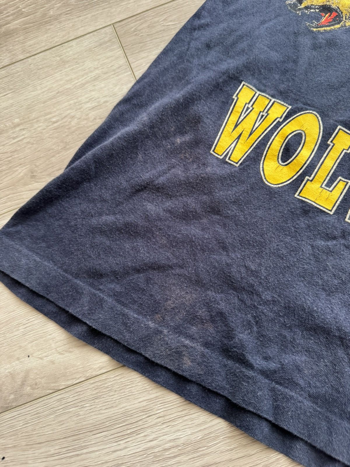 Starter Vintage 1990 Michigan Wolverines Signal Sports T Shirt Size US XL / EU 56 / 4 - 4 Thumbnail