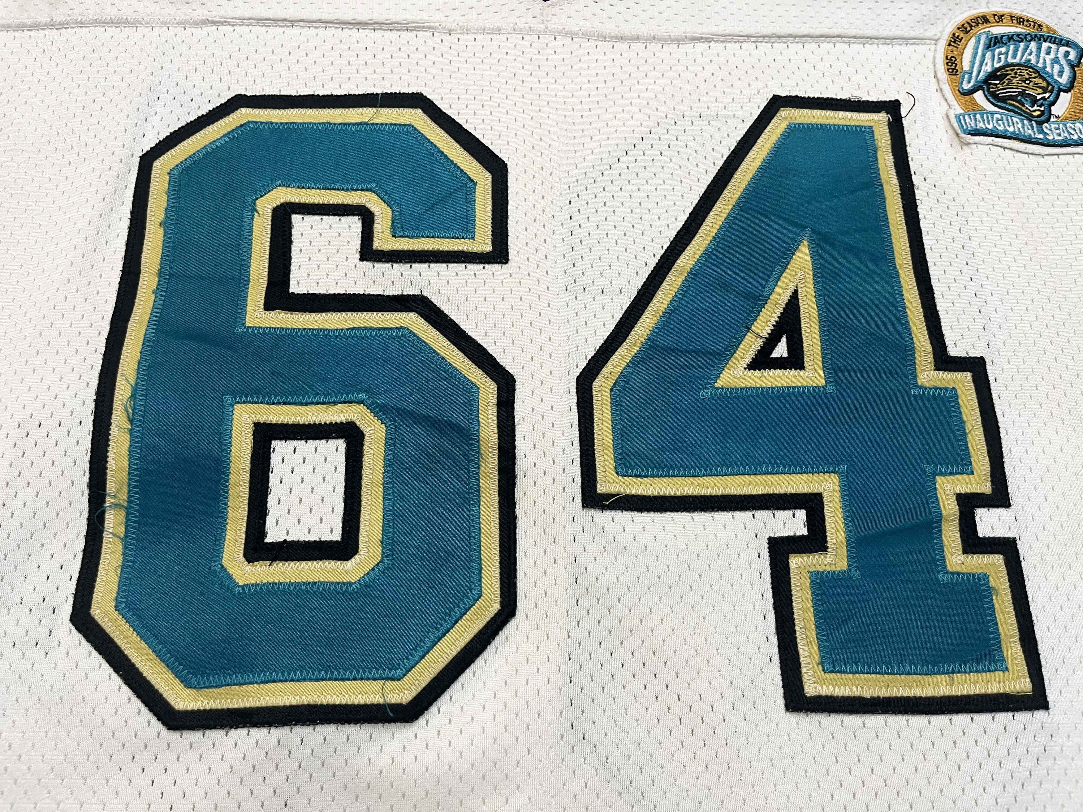 Wilson Vintage Wilson Pro Line NFL Jacksonville Jaguars #64 Jersey Size US XL / EU 56 / 4 - 2 Thumbnail