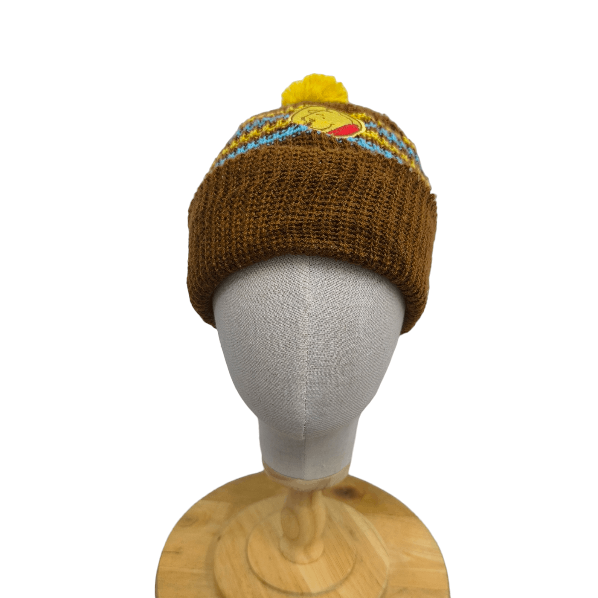 🌟Disney winnie the pooh stripes cartoon beanie hat