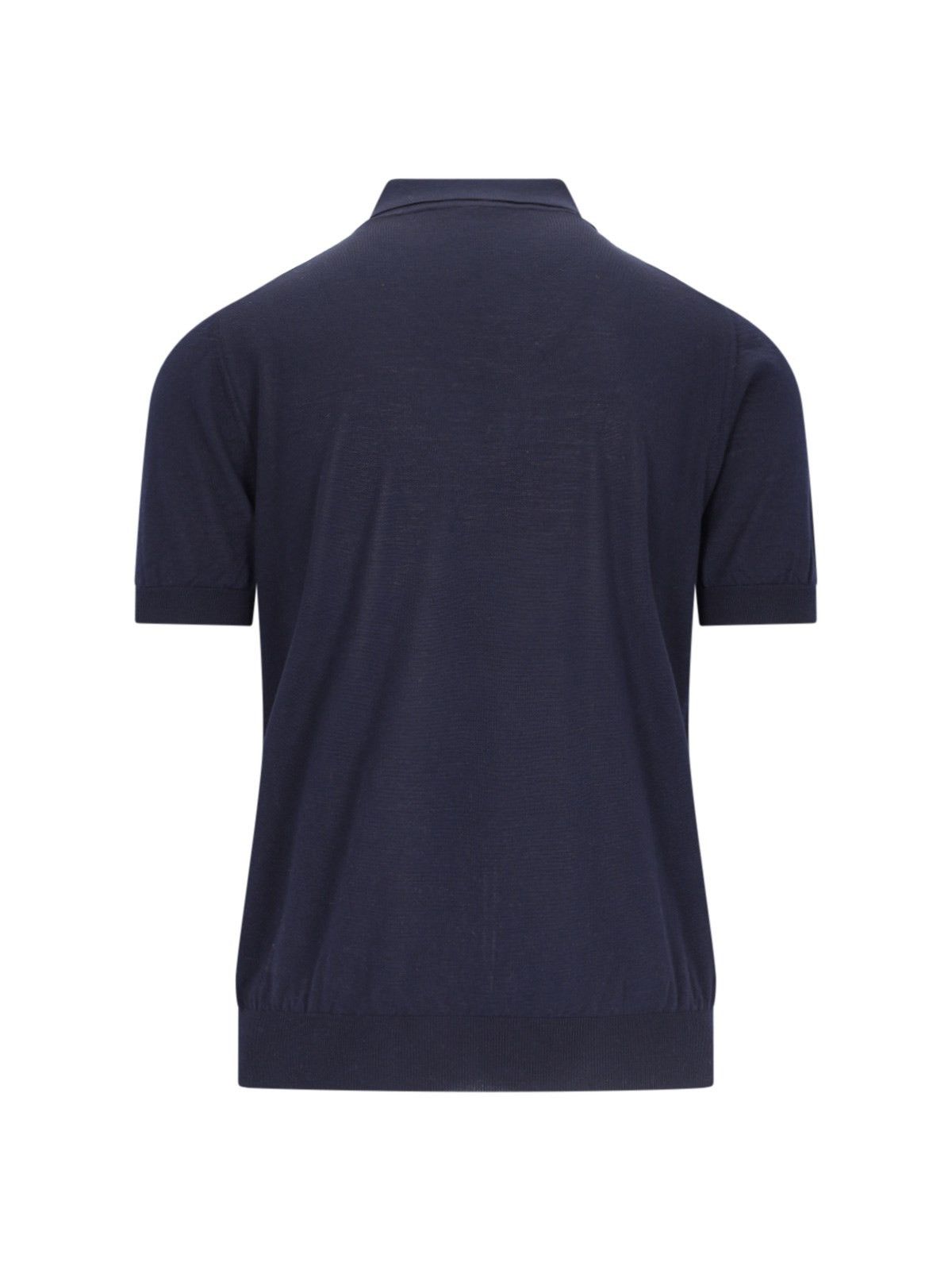 Fendi Fendi FF Logo Pique Navy Blue Polo button down Size US M / EU 48-50 / 2 - 2 Thumbnail