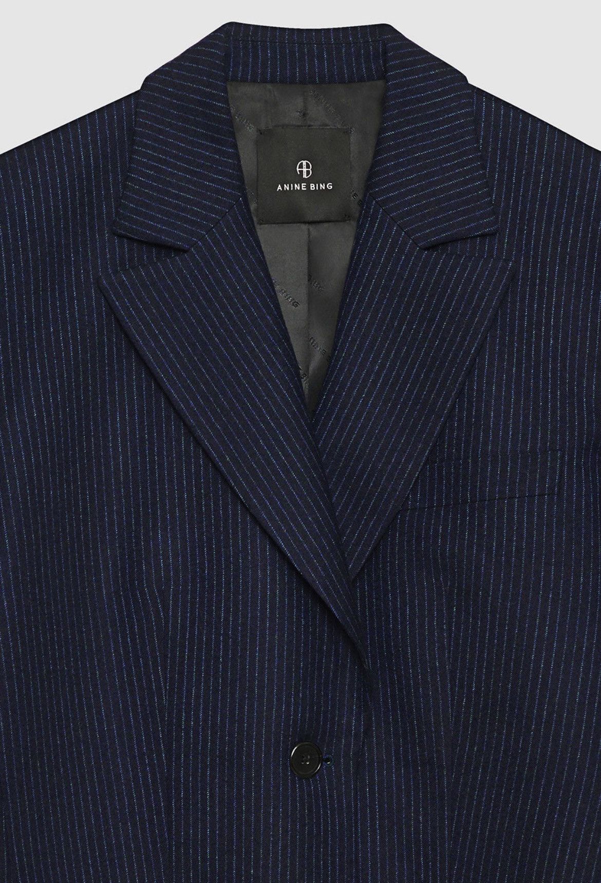 Anine Bing ANINE BING navy pinstripe blazer NWT Size XS / US 0-2 / IT 36-38 - 4 Thumbnail