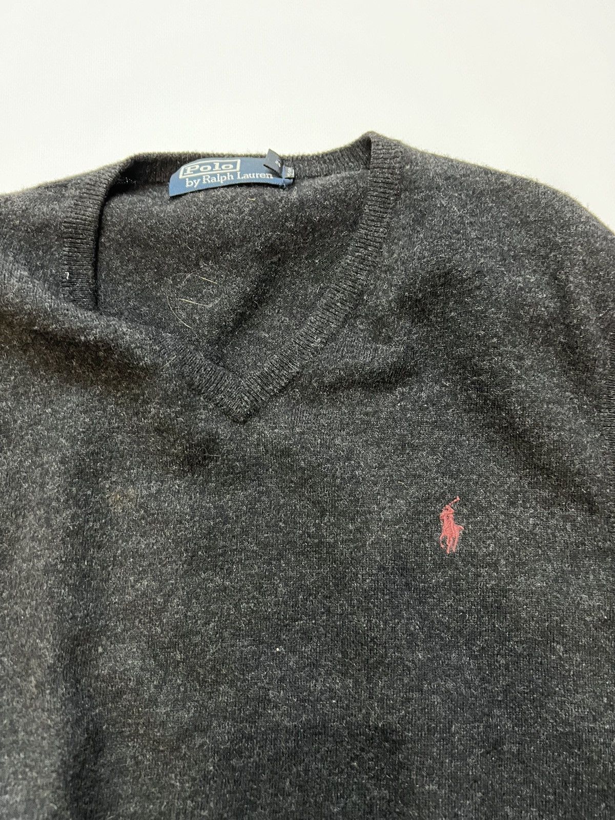 Polo Ralph Lauren Polo Ralph Lauren Grey Vest Wool Sweater Size US XL / EU 56 / 4 - 2 Thumbnail