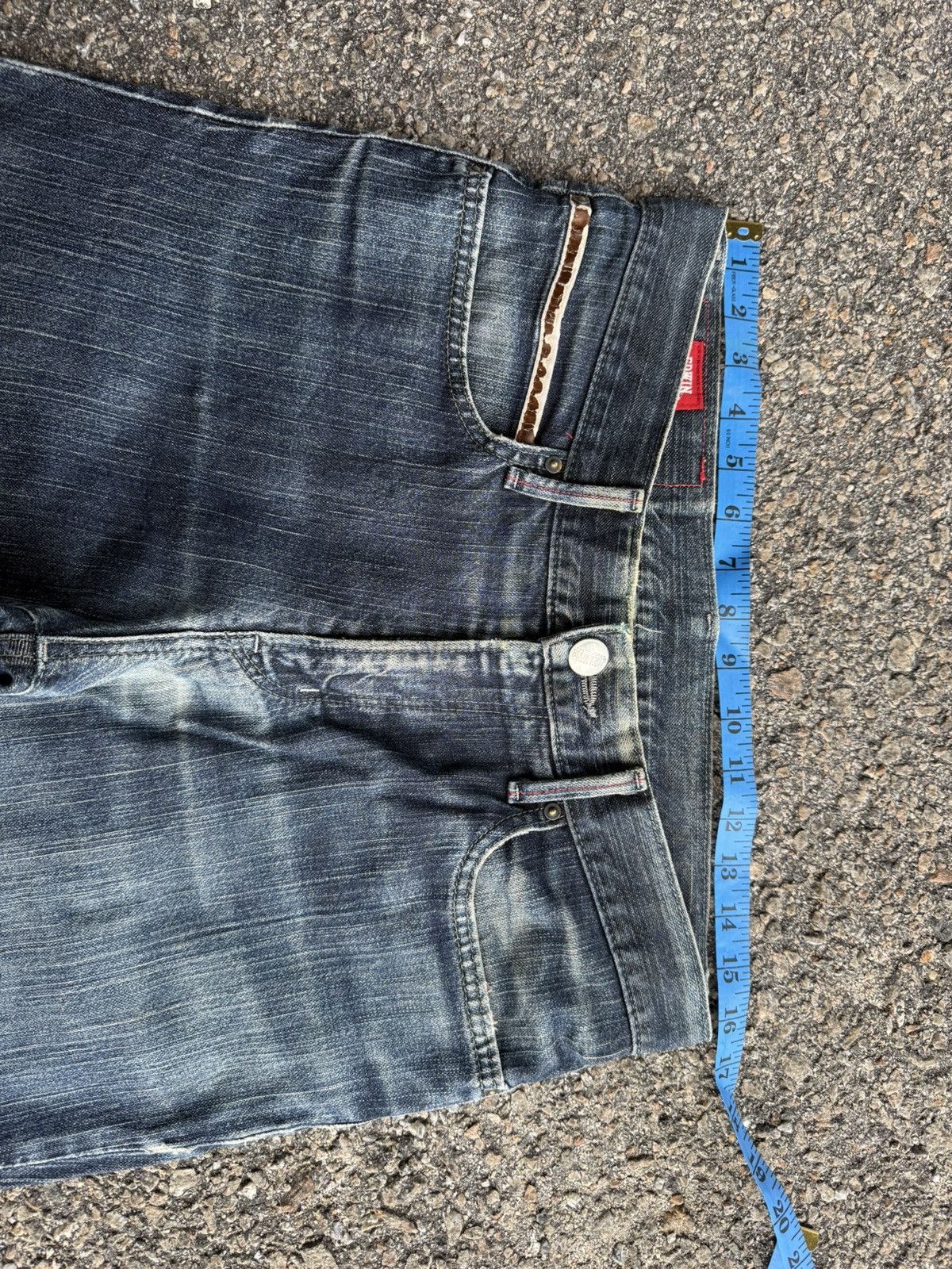 Edwin VINTAGE EDWIN BLUE TRIP FADED RIPPEP JEAN DENIM PANTS Size US 32 / EU 48 - 5 Thumbnail