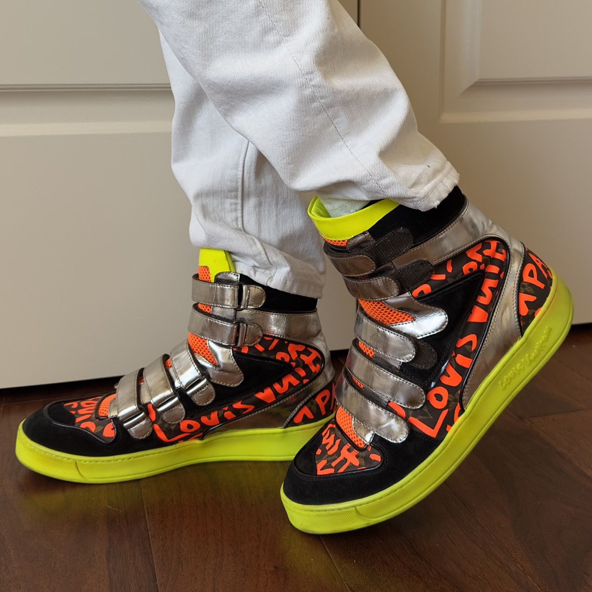 Louis Vuitton × Stephen Sprouse Louis Vuitton x Stephen Sprouse Graffiti High-Top Sneakers Size US 9.5 / EU 42-43 - 1 Thumbnail