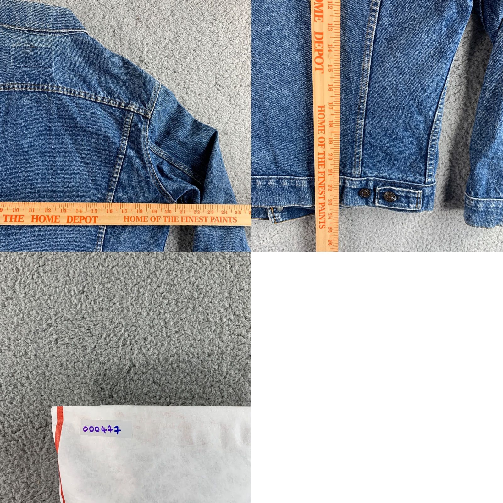 Levi's VINTAGE Levi's Denim Trucker Jacket Mens 40 Blue Biker Moto Cowboy Western USA Denim Trucker Jacket Mens 40 Blue Levis Jeans Jacket Leather? Size US XXS / EU 40 - 9 Thumbnail