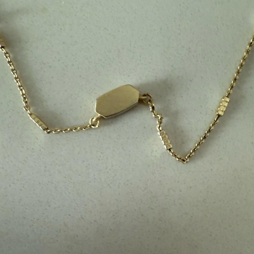 Designer Kendra Scott Fern Pendant Gold Chain Necklace Size ONE SIZE - 6 Thumbnail