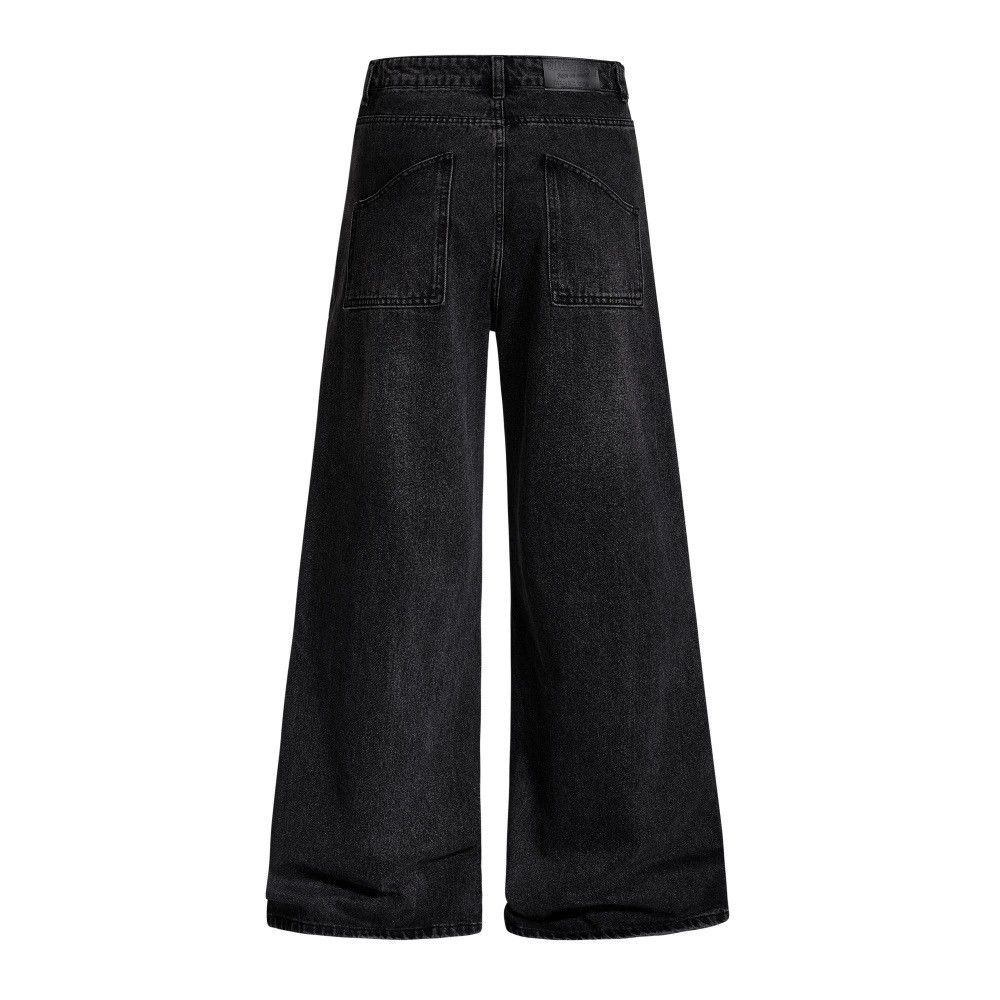 Vintage American men's distressed loose flared washed jeans Size US 32 / EU 48 - 2 Thumbnail