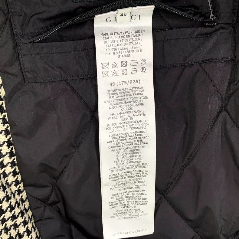 Gucci Gucci Color-blocking reflective string label thousand-bird Size US M / EU 48-50 / 2 - 7 Thumbnail