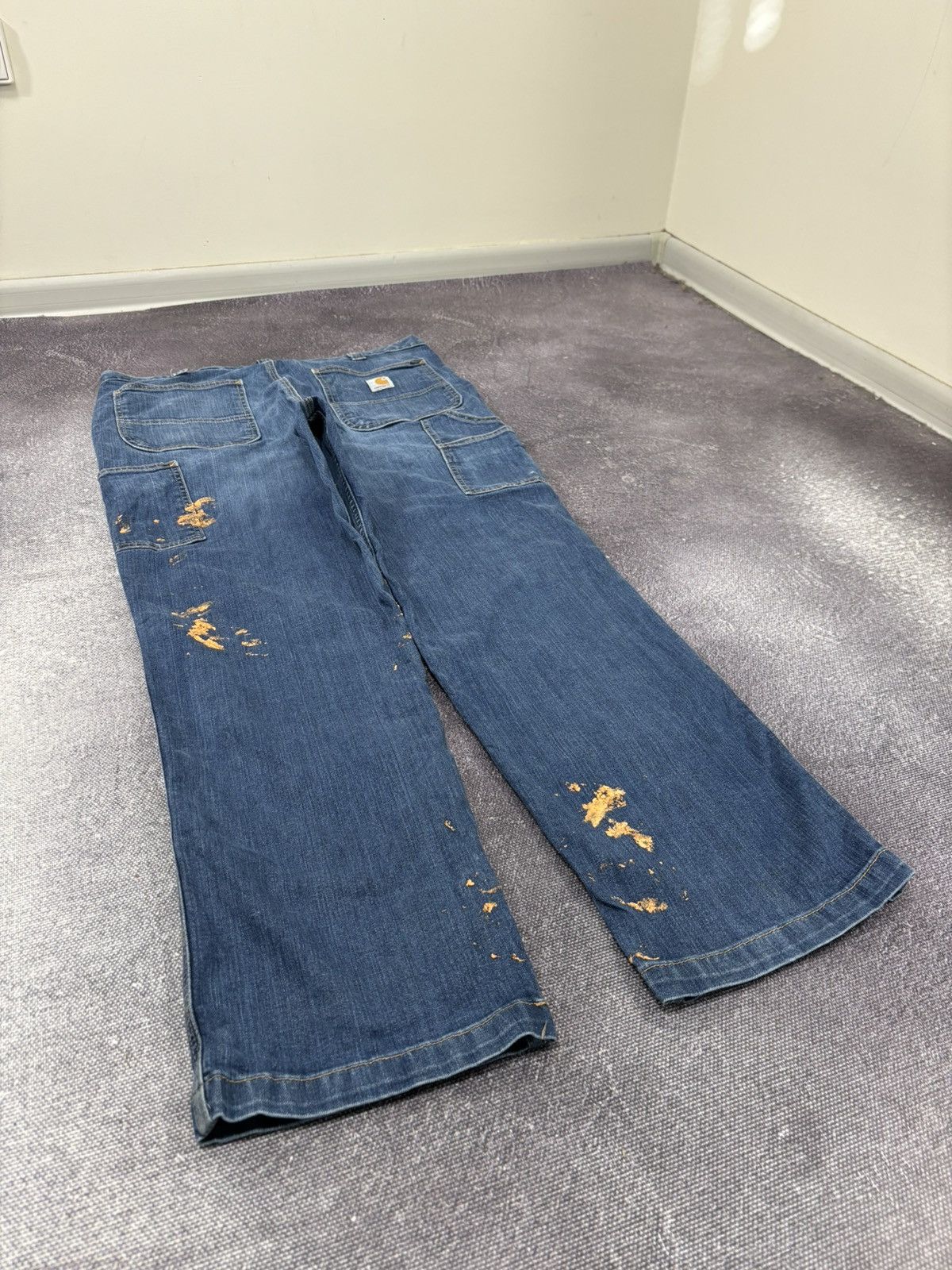 Carhartt Vintage Carhartt Relaxed Fit Blue Work Denim Jeans Size US 36 / EU 52 - 4 Thumbnail