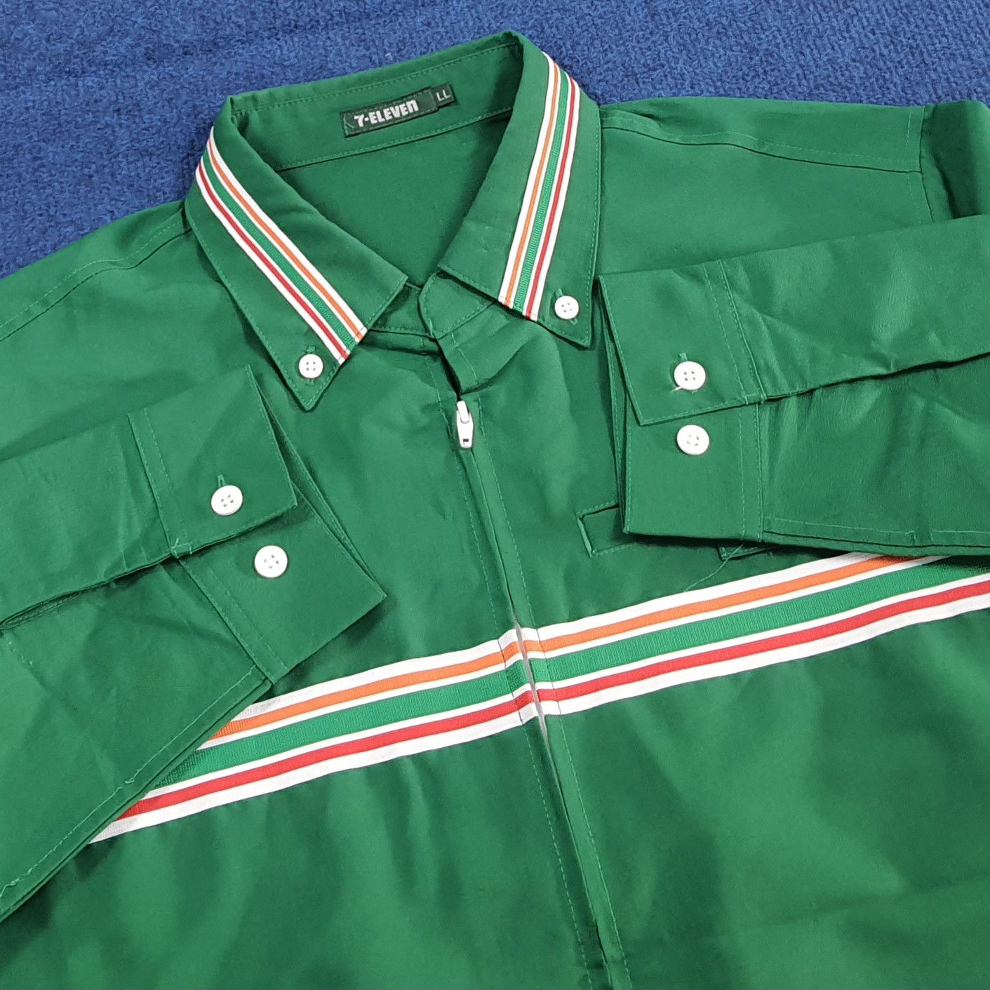 Japanese Brand Vintage 7 Eleven Japan Staff Uniform Jacket C301N5 Size US L / EU 52-54 / 3 - 5 Thumbnail
