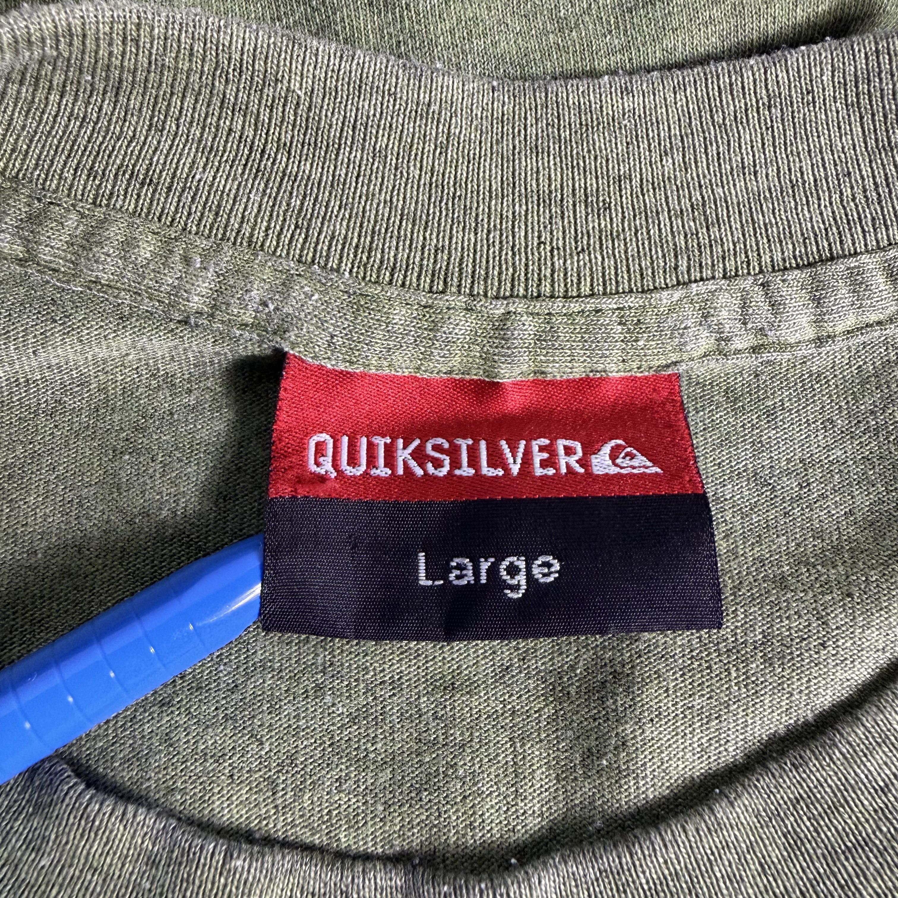 Quiksilver 🔥RARE🔥Vintage Quiksilver Skateboarding Spellout T-shirt Size US L / EU 52-54 / 3 - 5 Thumbnail
