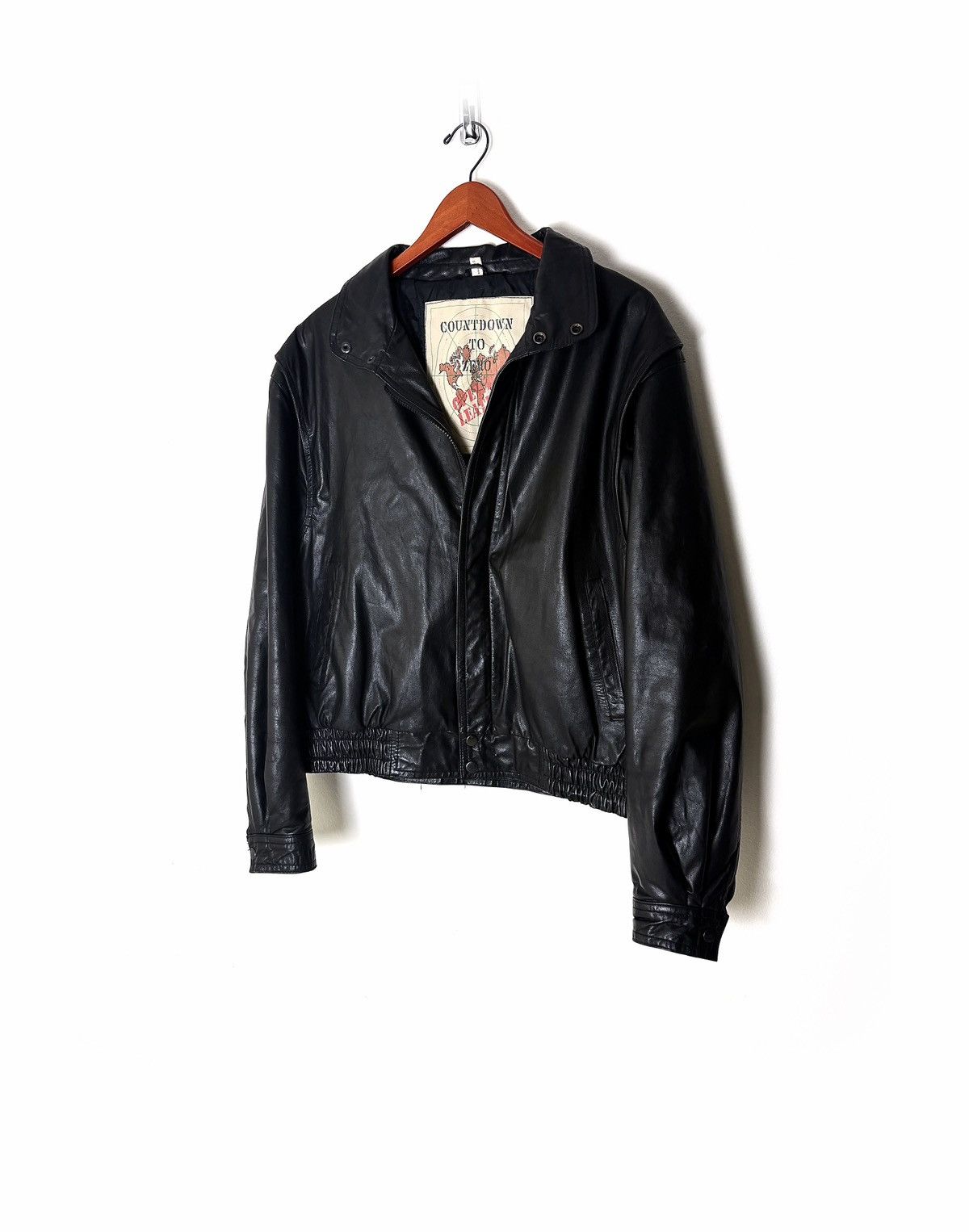 Genuine Leather Midwest Countdown to Zero Black Leather Jacket Size US S / EU 44-46 / 1 - 5 Thumbnail