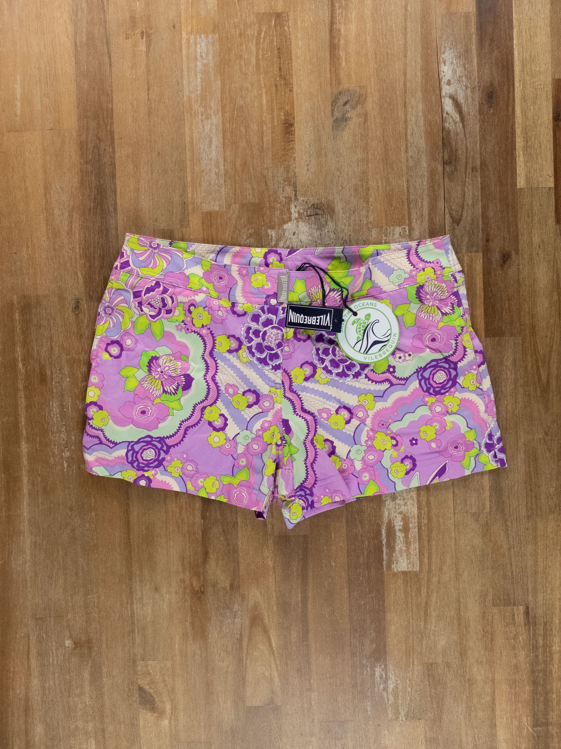 Vilebrequin VILEBREQUIN Ferise pink floral print swim shorts Medium Size 32" / US 10 / IT 46 - 5 Thumbnail