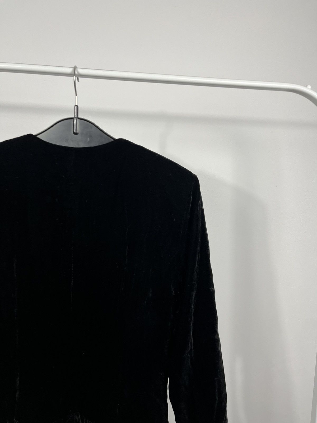 Sisley Vintage Sisley Velvet Mini Dress Made in Italy Ruffle Hem Size M / US 6-8 / IT 42-44 - 14 Thumbnail