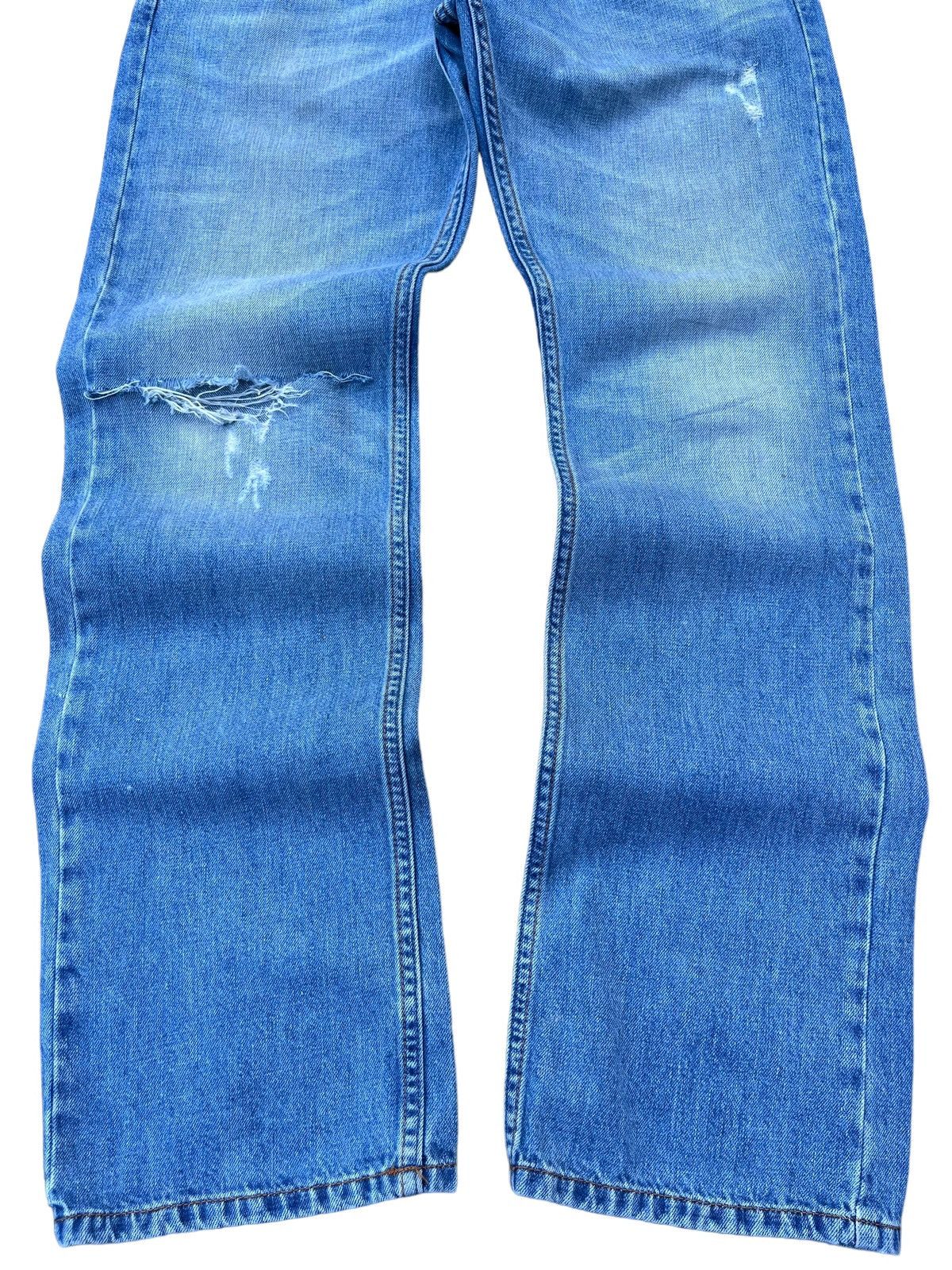 Diesel Vintage Y2K Diesel Larkee Light Blue Distressed Classic Jean Size US 32 / EU 48 - 5 Thumbnail