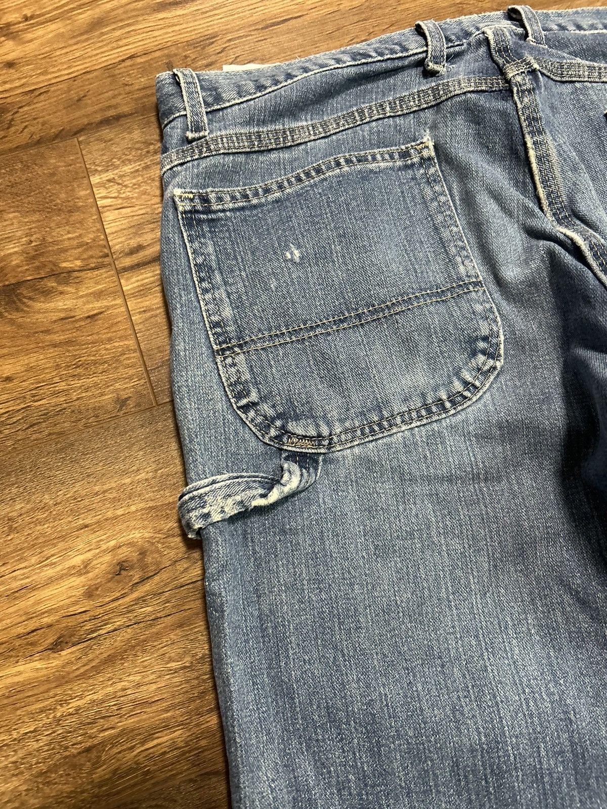 Carhartt × Dickies × Vintage Vintage Dickies baggy Distressed denim jeans Size US 36 / EU 52 - 3 Thumbnail