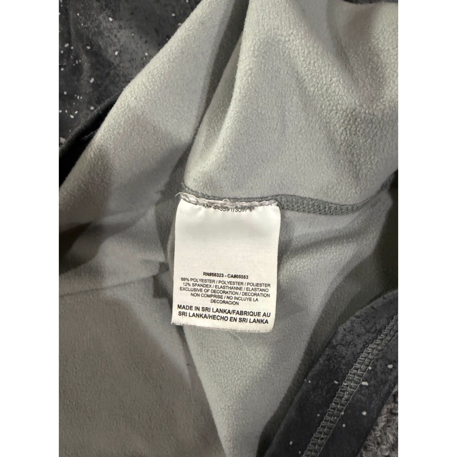 Nike Nike Pro Sweatshirt Women's XL Gray Speckled Dri-Fit Pullover Mock Neck Zip Pockets Stretch Activewear Athletic Size XL / US 12-14 / IT 48-50 - 5 Thumbnail