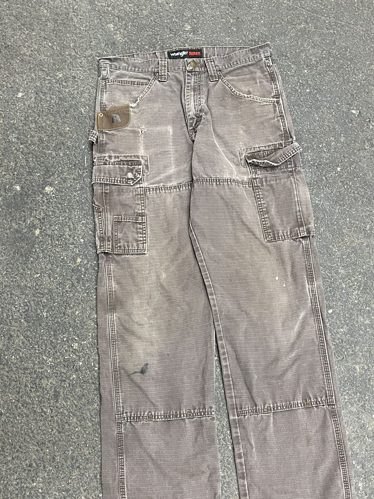 Carhartt × Vintage Carhartt cargo style Mocha brown workwear pants skater hype Size US 34 / EU 50 - 2 Thumbnail