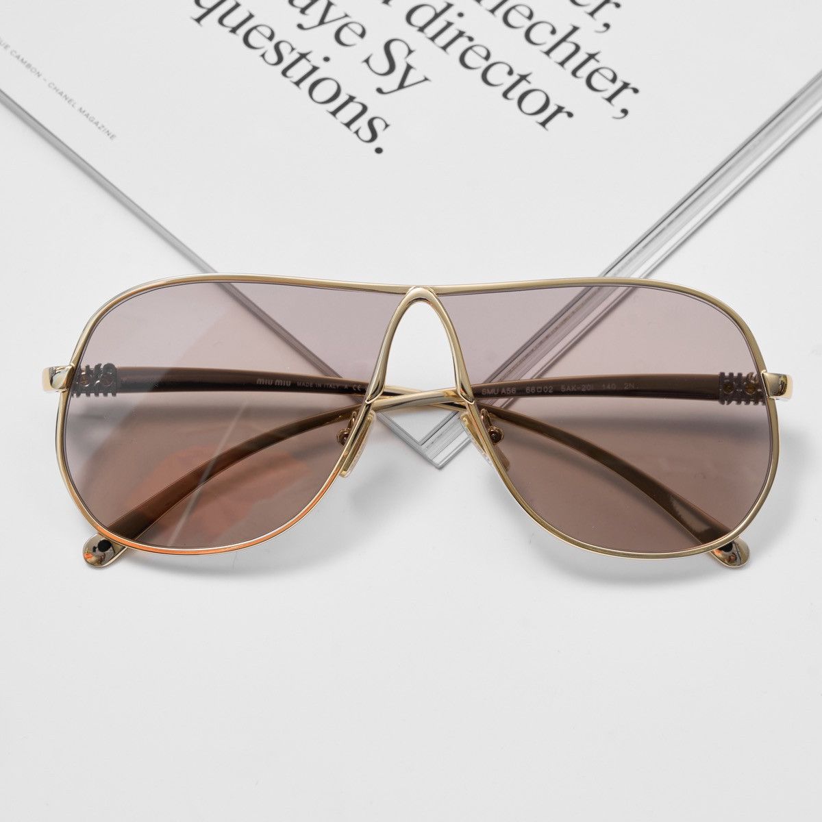 Miu Miu MIU MIU 0MU A56S 5AK20I SUNGLASSES Size ONE SIZE - 6 Thumbnail