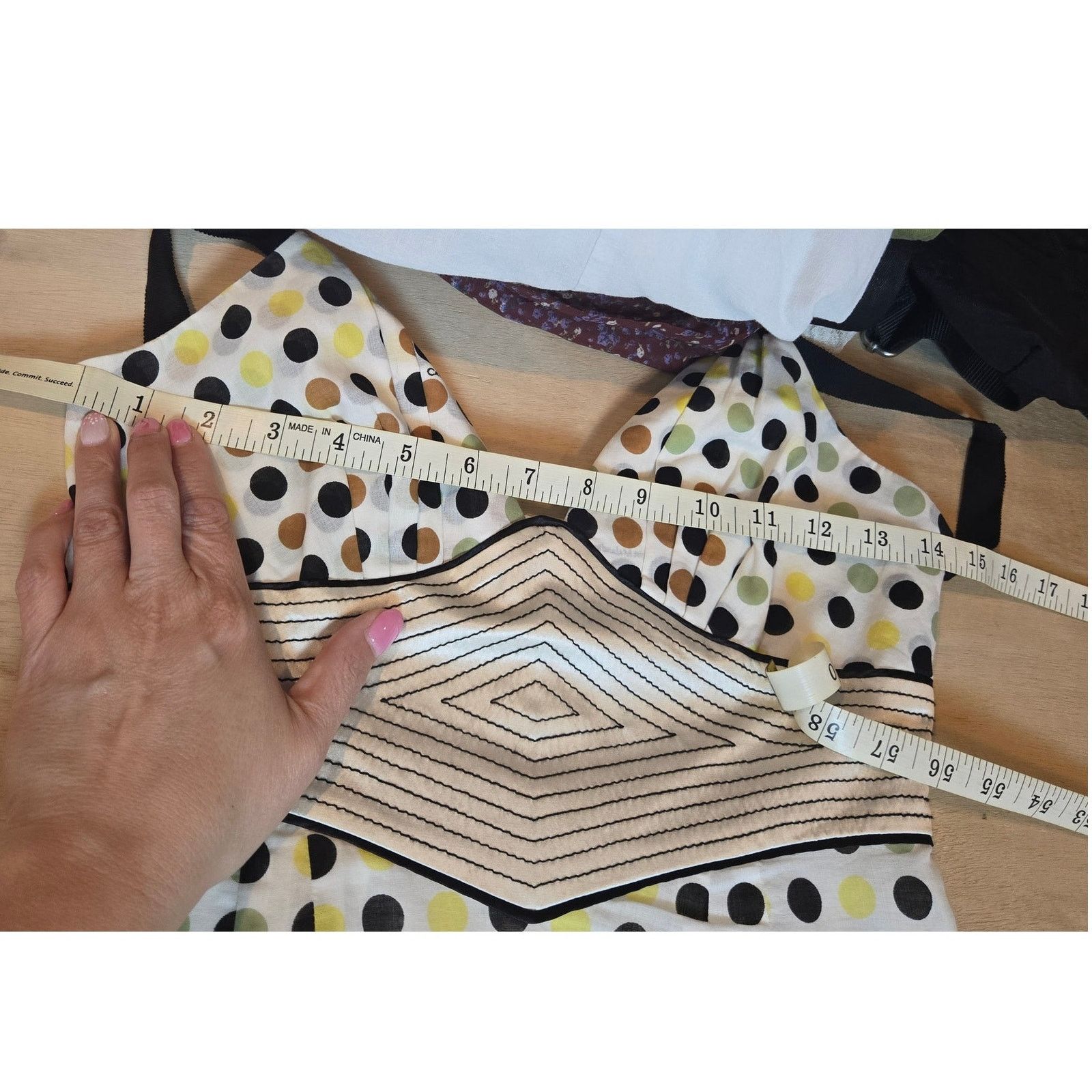 Other Catherine Malandrino polka dot silk cotton dress sz 0 READ Size XS / US 0-2 / IT 36-38 - 11 Thumbnail