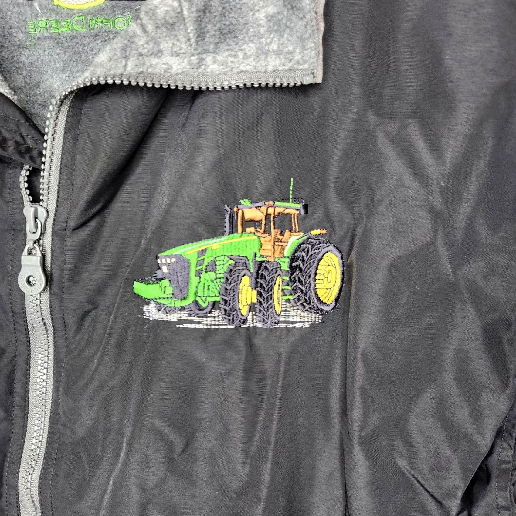 John Deere John Deere Jacket 3XL Black Mens Polyester Fleece Lined Zip Outdoor Tractor Size US XXL / EU 58 / 5 - 4 Thumbnail