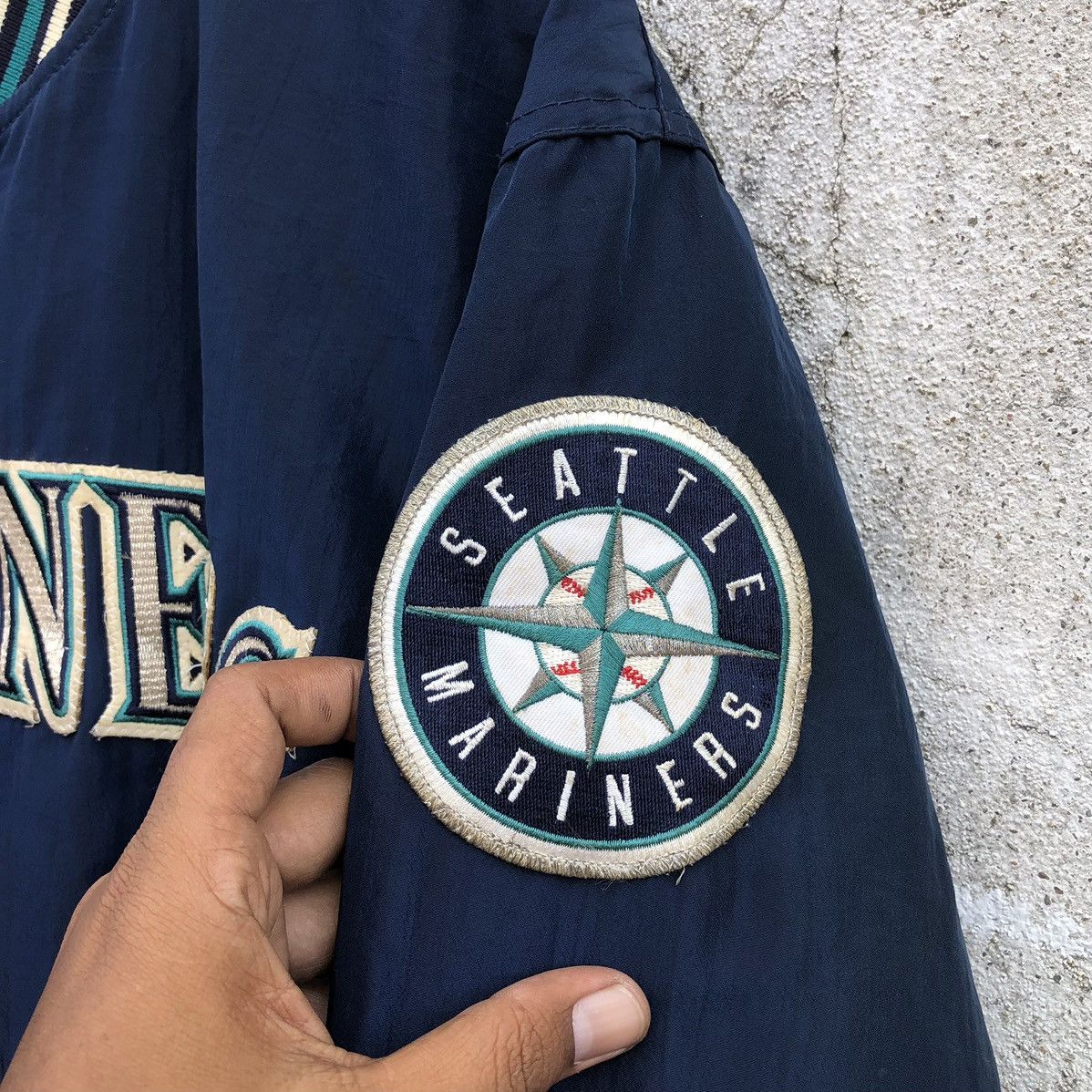 Vintage VTG 80s Seattle Mariners Diamond Collection Starter Jacket Size US L / EU 52-54 / 3 - 11 Thumbnail