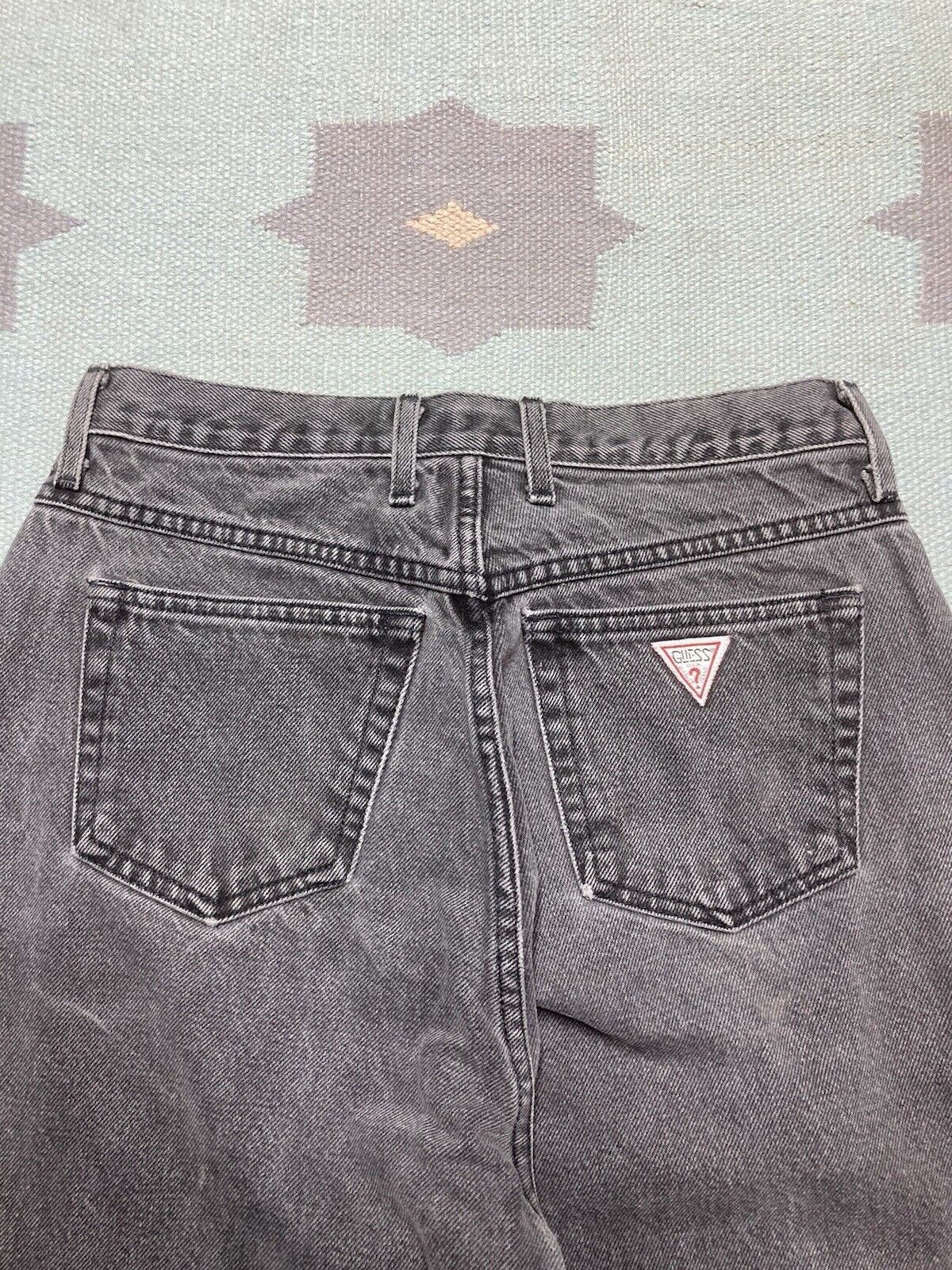 Guess × Vintage VTG guess jeans denim goth grunge tapered skater 28x30 Size 28" / US 6 / IT 42 - 3 Thumbnail