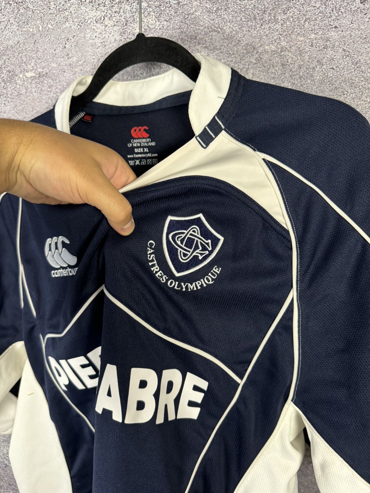 Canterbury of New Zealand Canterbury Castres Olympique Pro Rugby Home Jersey XL Size US XL / EU 56 / 4 - 12 Thumbnail