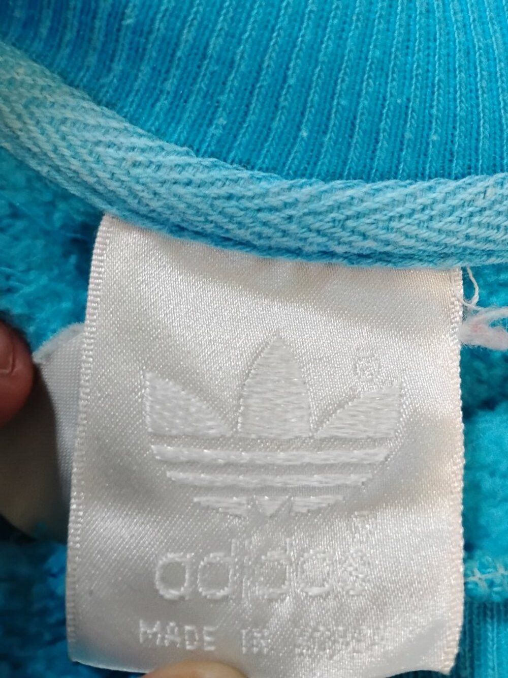 Adidas Vintage 80s Adidas Trefoil Logo Crewneck Sweatshirt Size US L / EU 52-54 / 3 - 3 Thumbnail