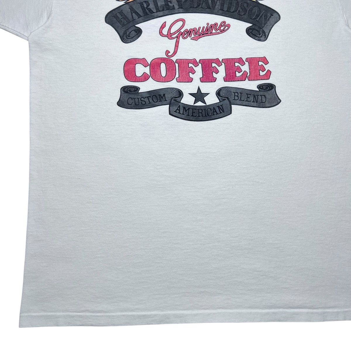 Harley Davidson 93 Harley Davidson Genuine Coffee Custom American Blend Tee Size US XL / EU 56 / 4 - 9 Thumbnail