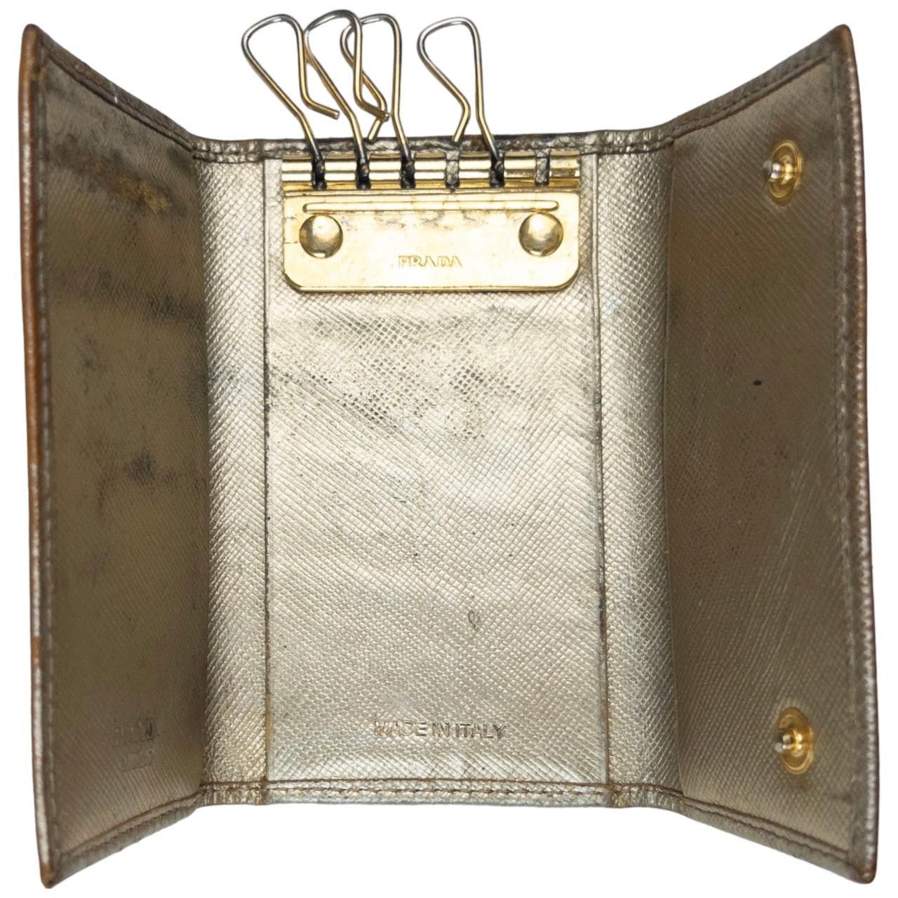 Prada Vintage Prada Gold Key Holder Size ONE SIZE - 6 Thumbnail