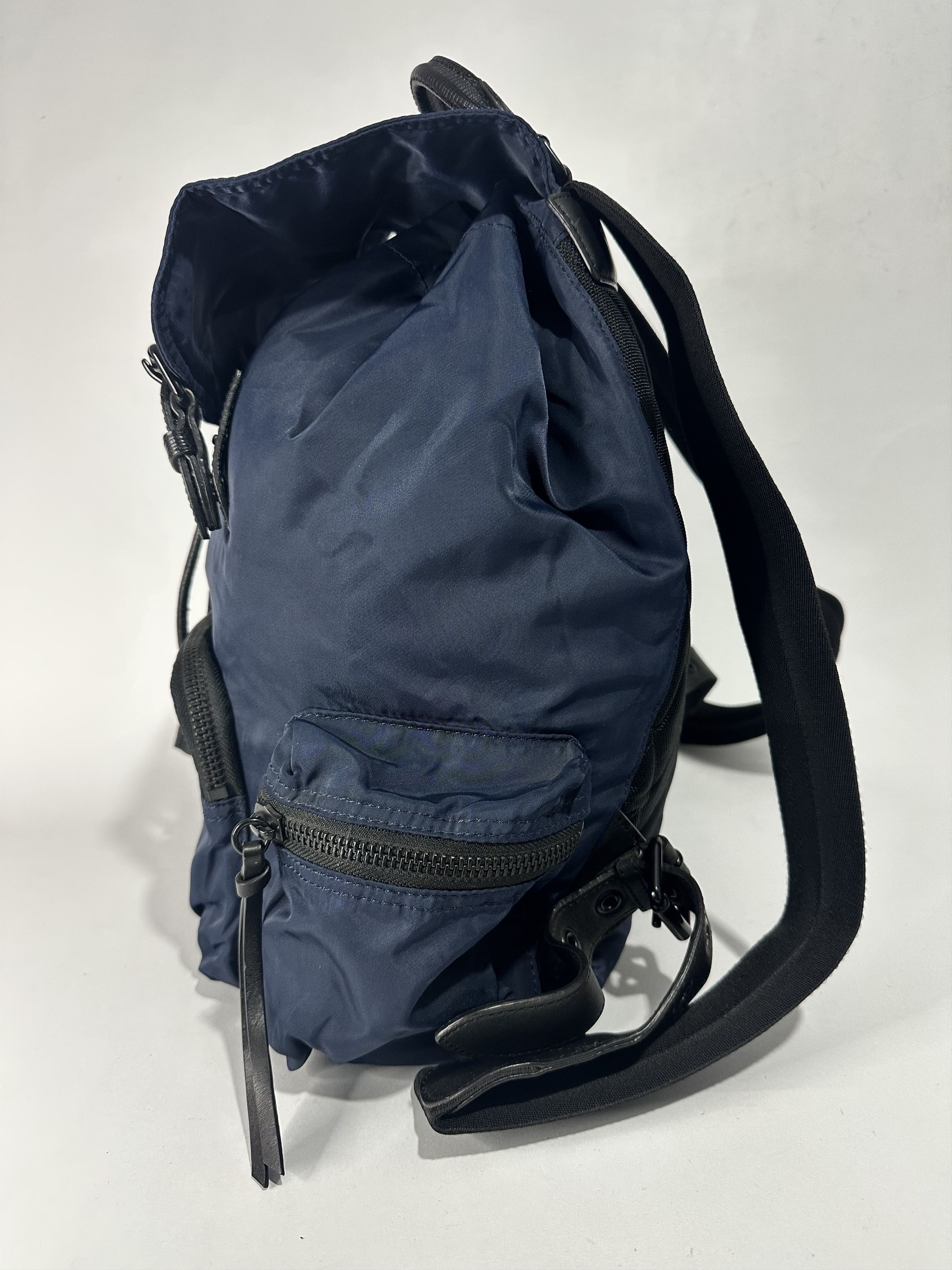 Burberry Burberry Medium Nylon 'Rucksack' Backpack, Navy Size ONE SIZE - 3 Thumbnail